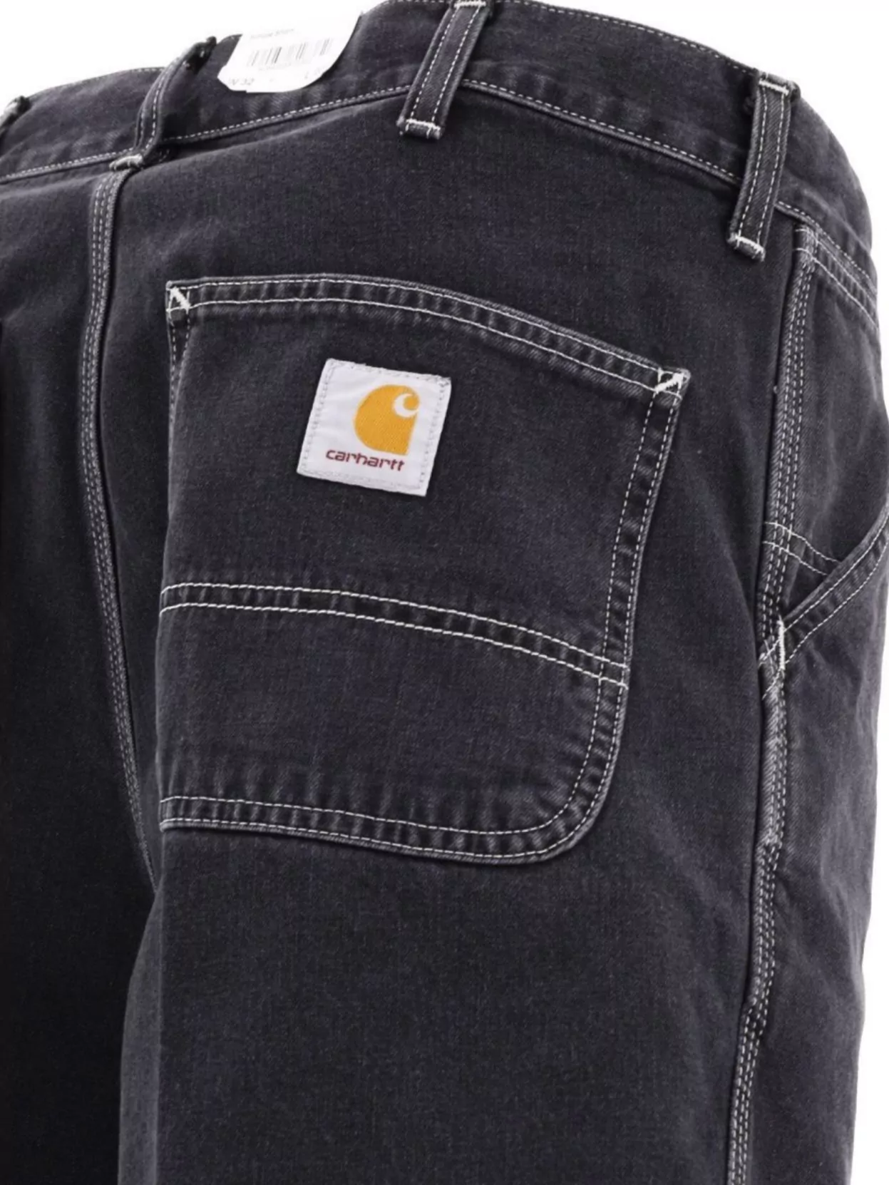 Carhartt Wip Tailored Shorts With Pockets And Contrast Stitching