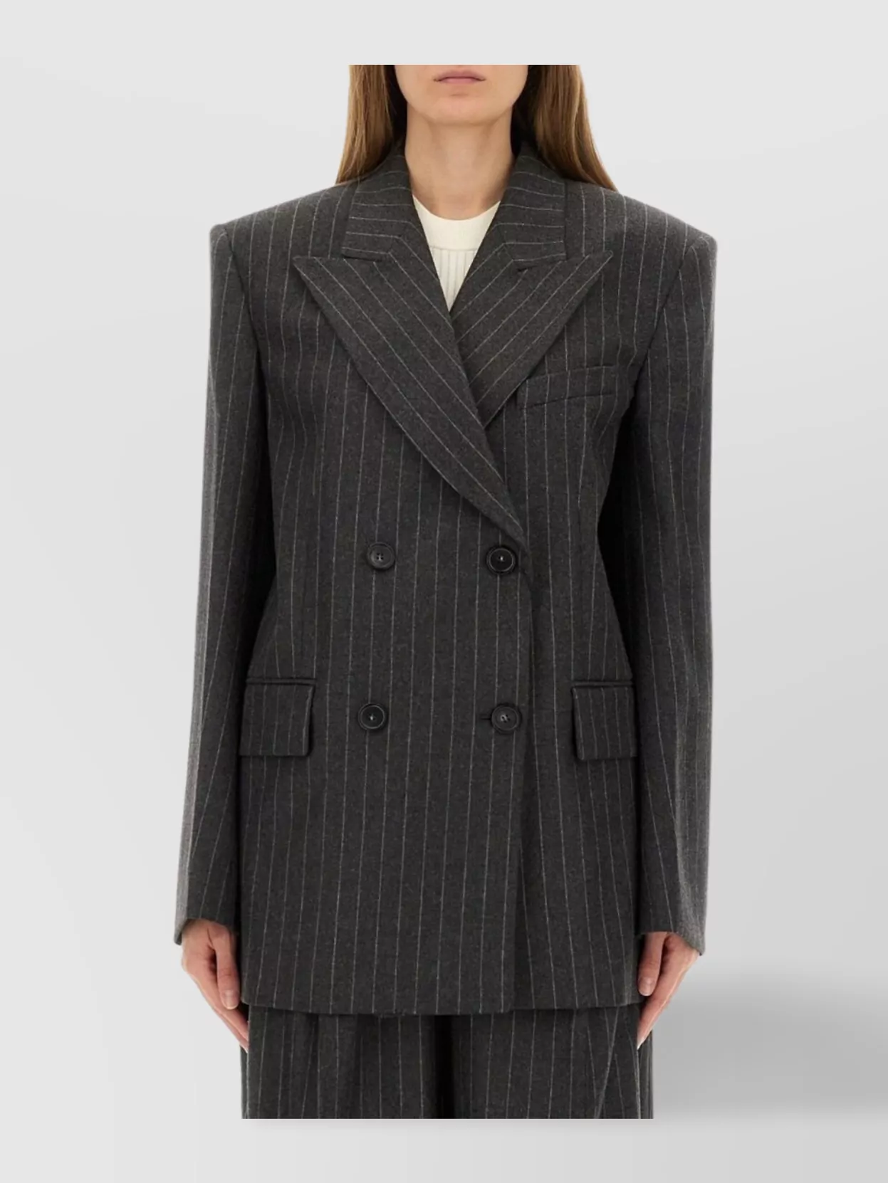 Sportmax Oversized Double Breasted Jacket Belfordi123