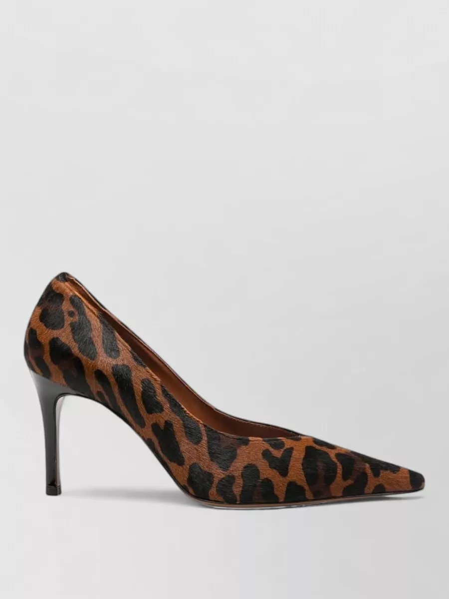 Roberto Festa leopard-print leather high heel pumps