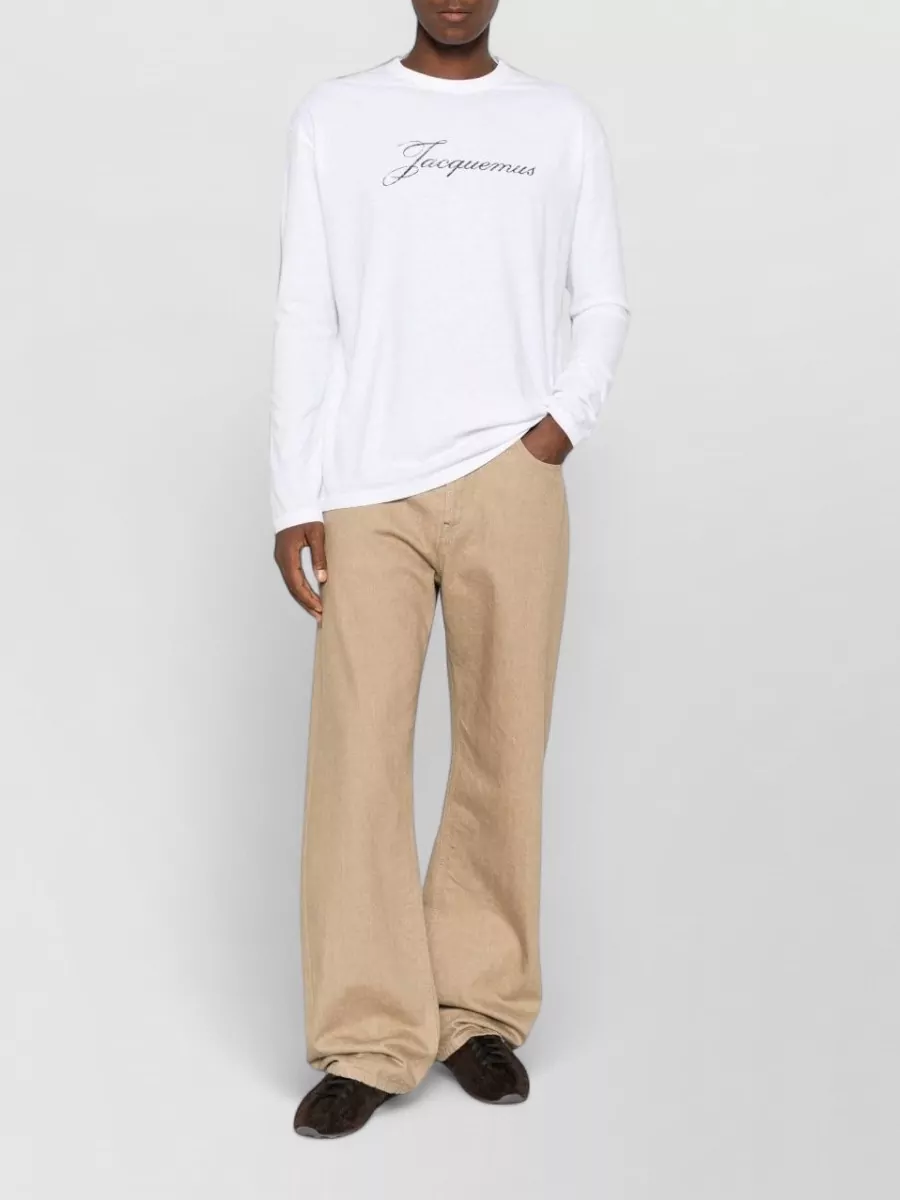 Jacquemus Logo Cotton Long-Sleeve T-Shirt