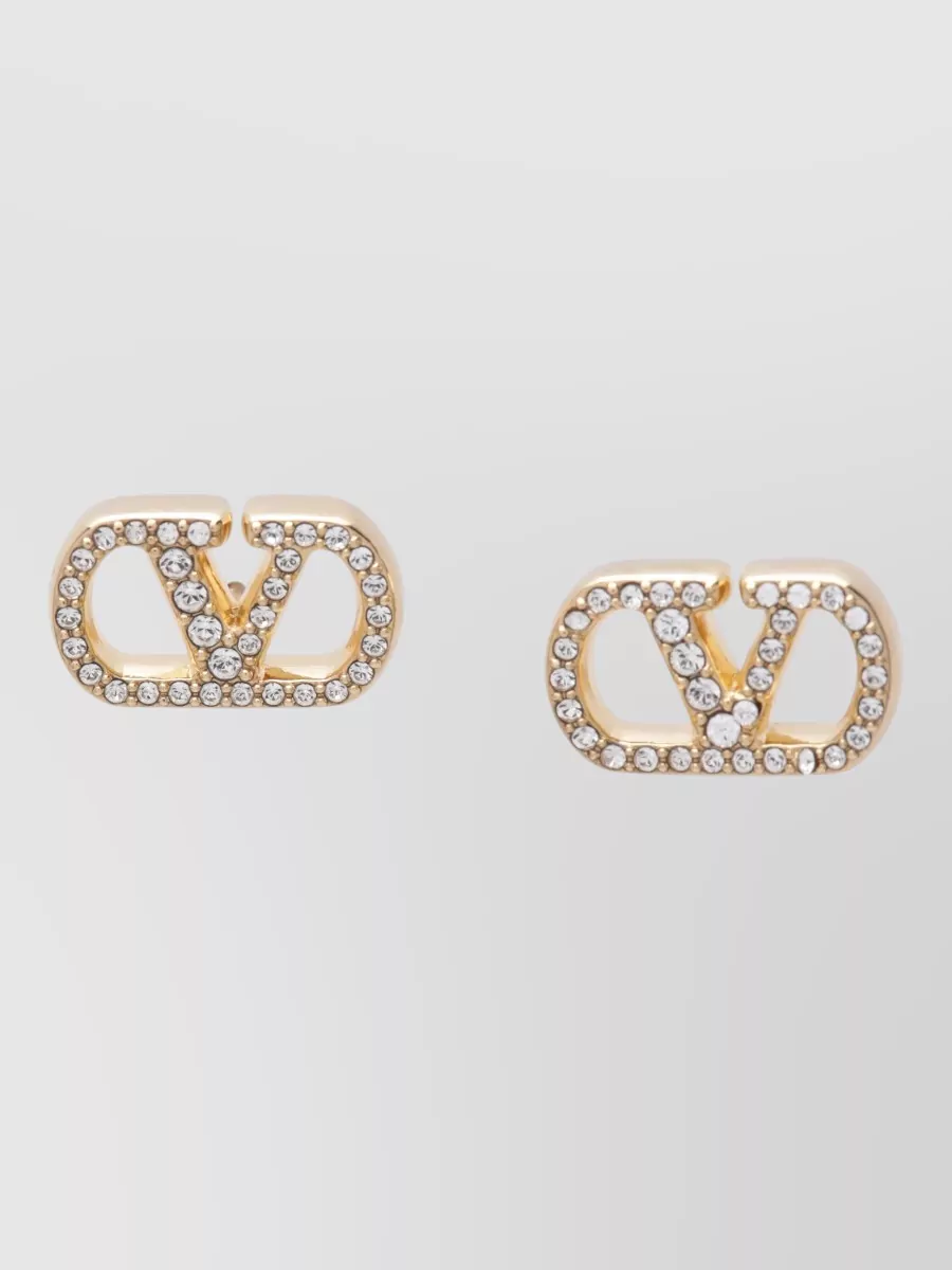 Valentino Garavani Crystal-embellished earrings