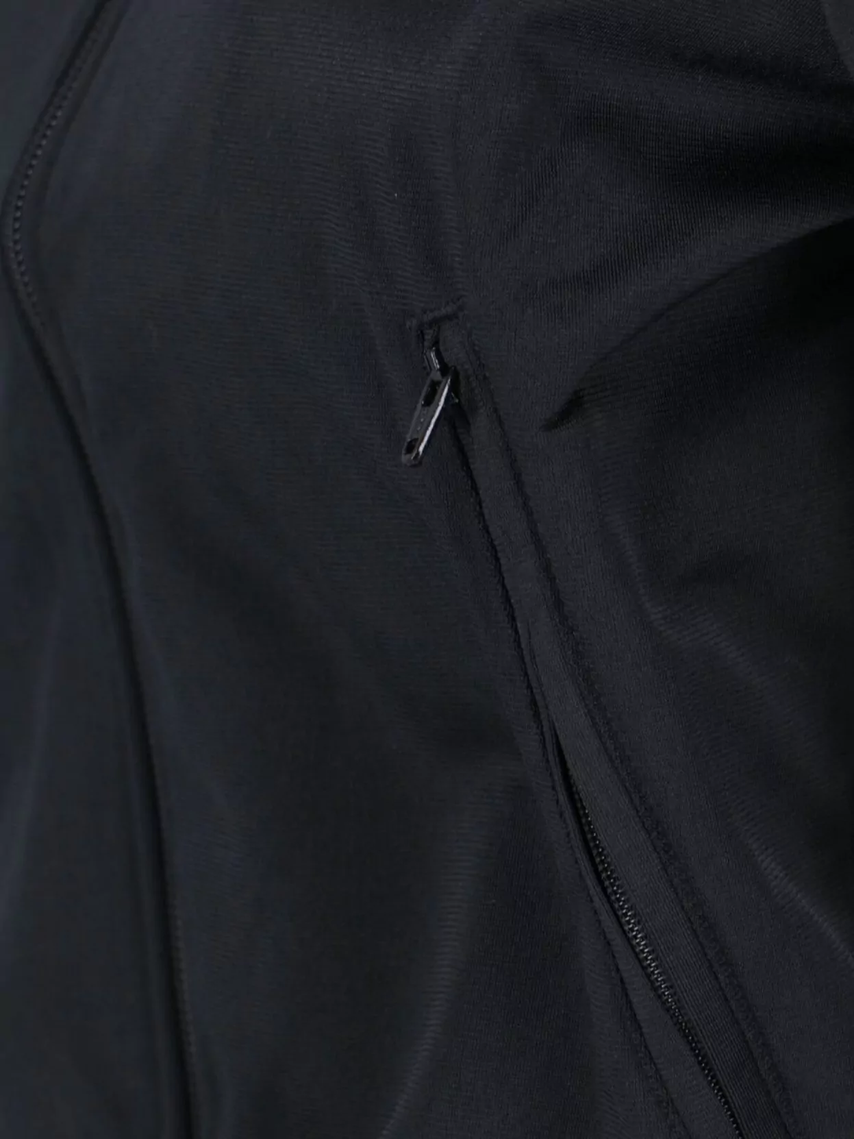 Adidas High Collar Striped Sleeves Sweatshirt