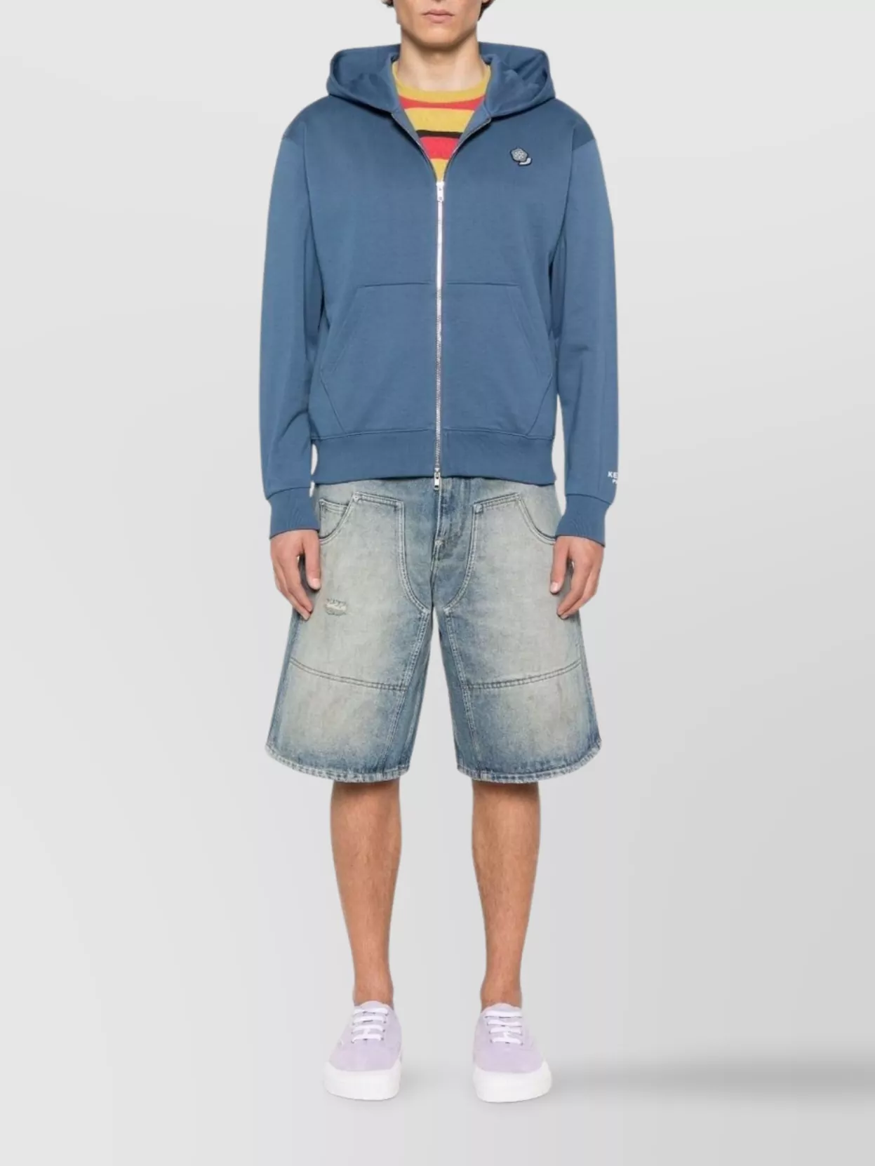 Moschino Straight Cut Shorts Multiple Pockets