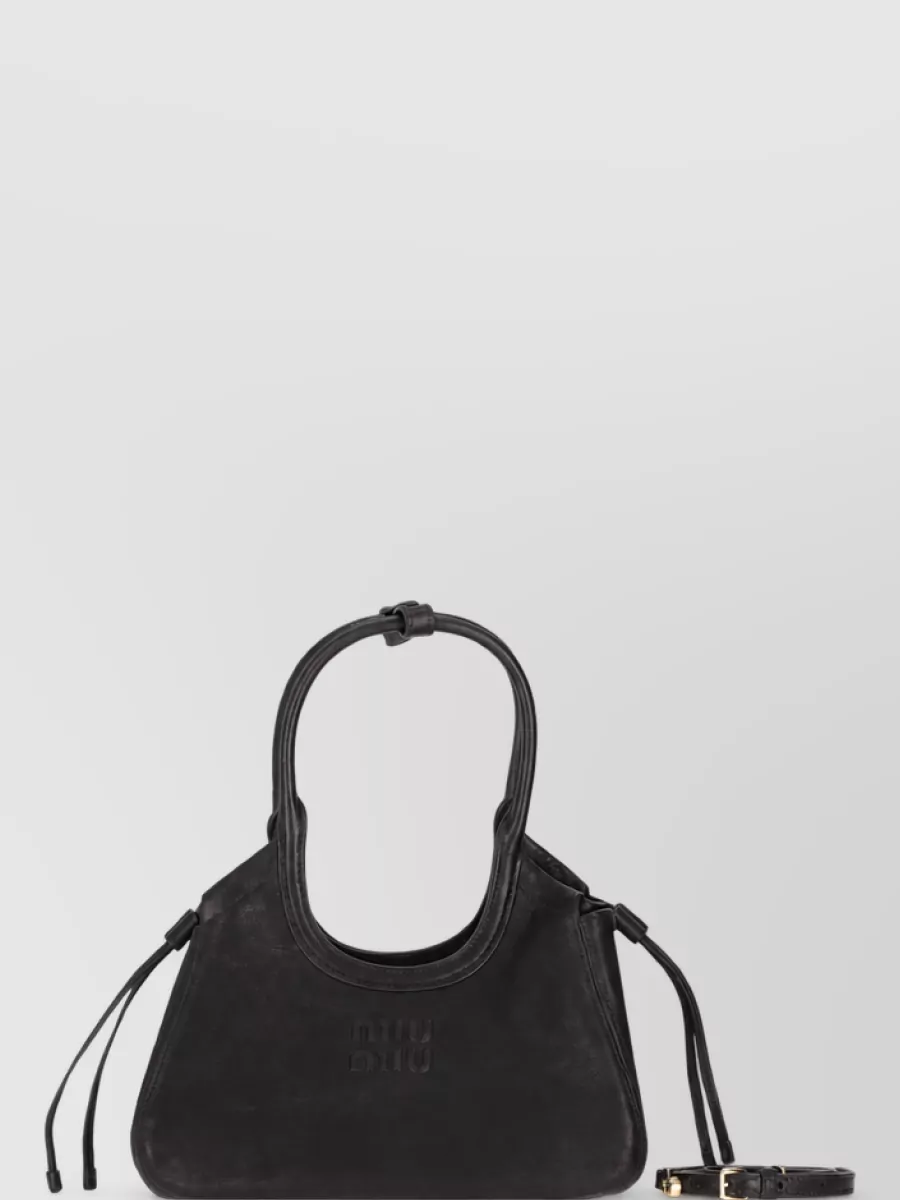 Miu Miu Ivy Nappa Leather Shoulder Bag