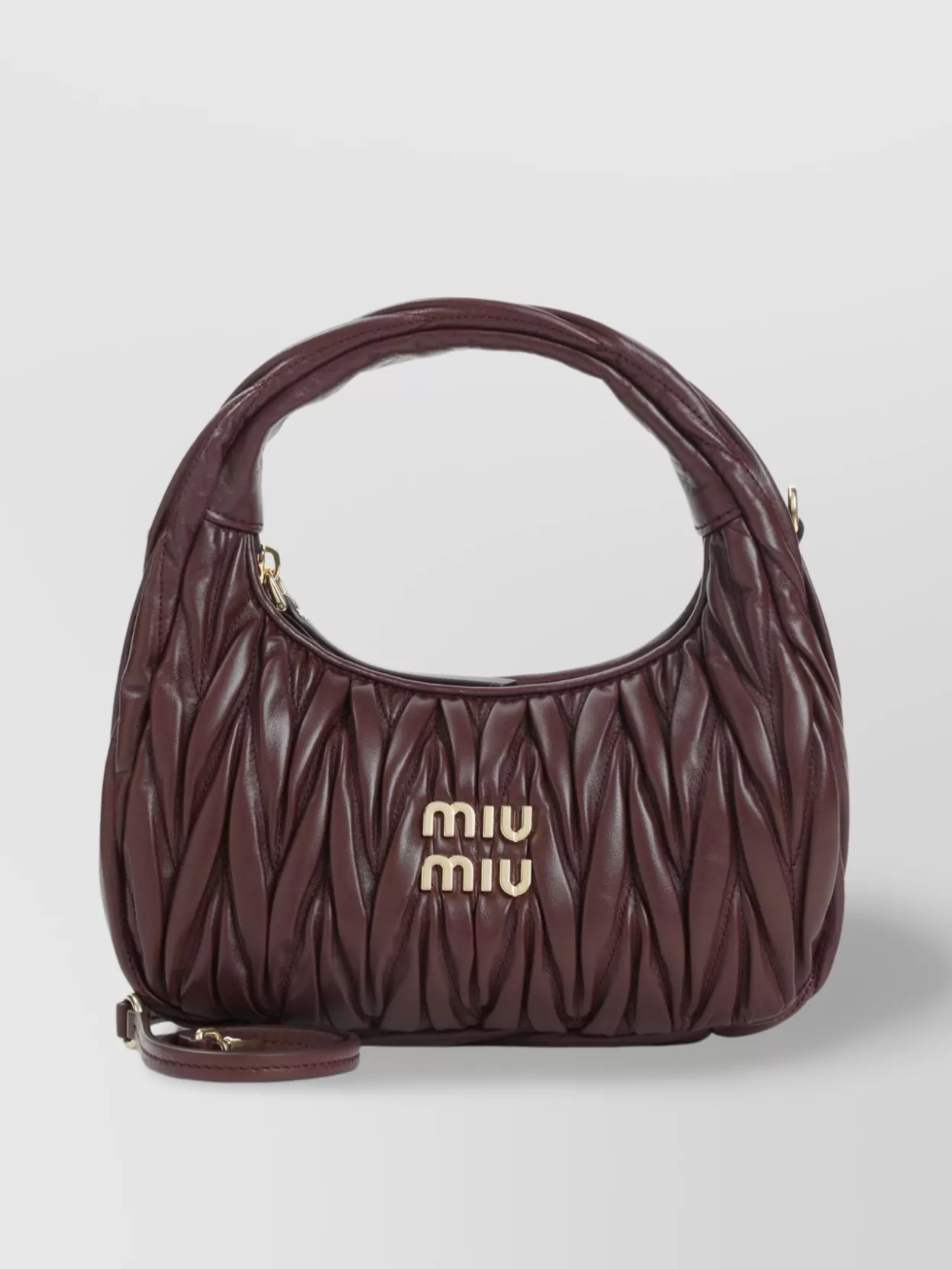 Miu Miu Wander Quilted Hobo Bag