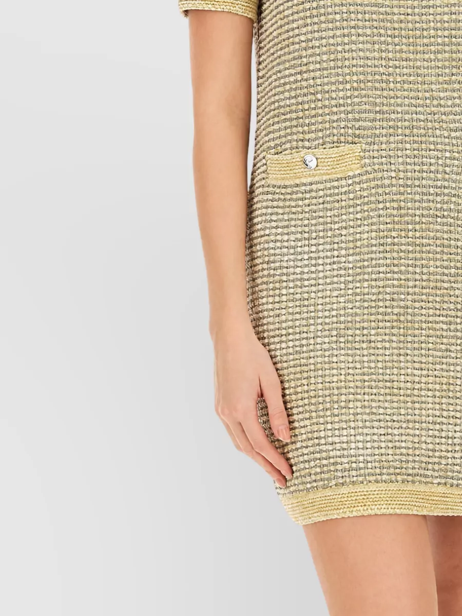 Tory Burch Metallic Mini Dress