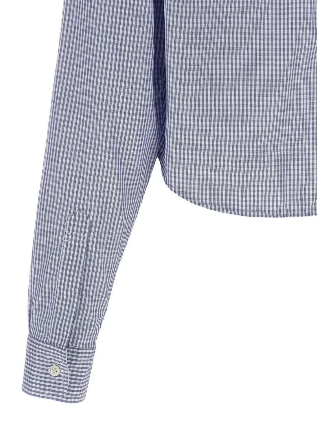 Marc Jacobs Cropped Shirt With Contrast Collar And Cuffs