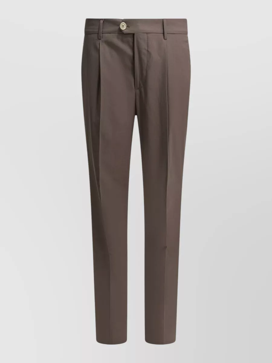 Brunello Cucinelli Cotton Tailored Trousers
