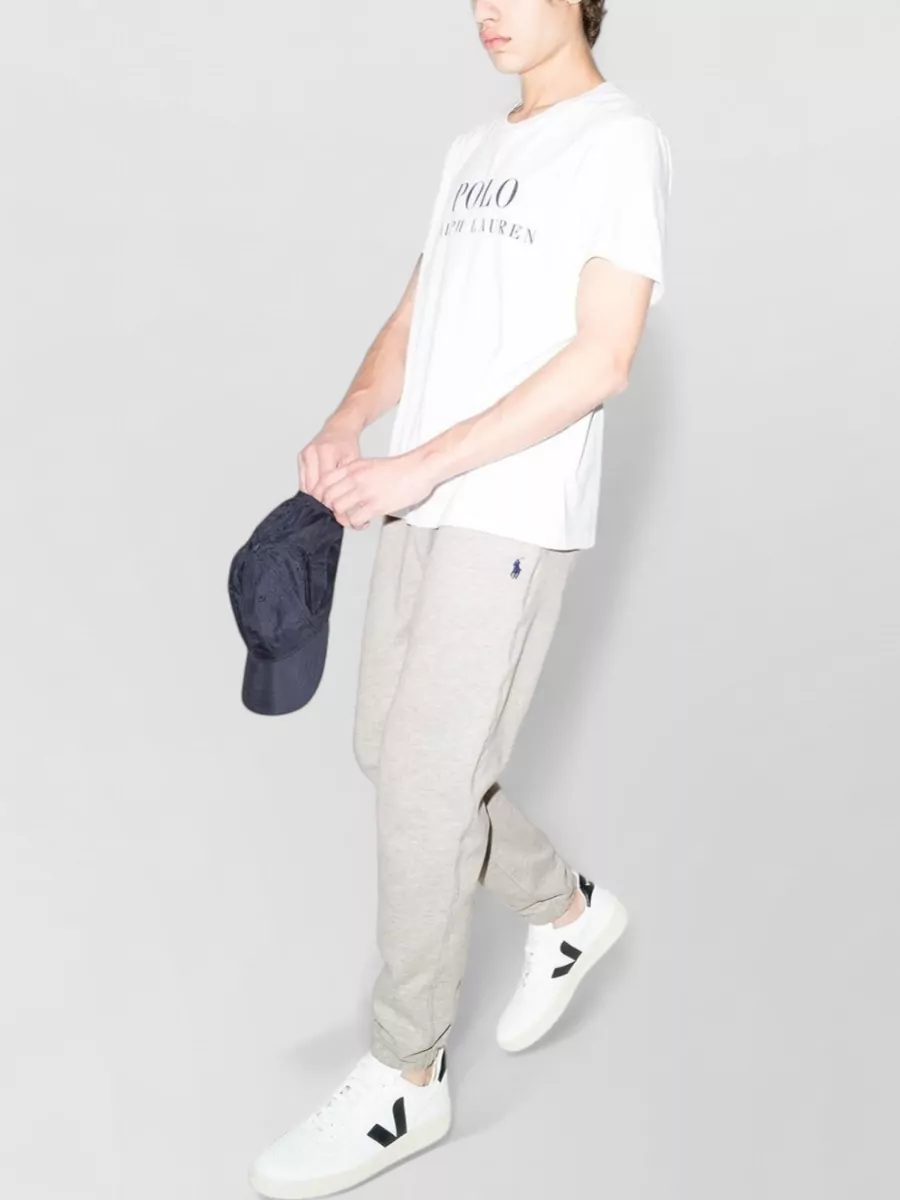 Ralph Lauren High Waist Jogger Logo Detail Trousers