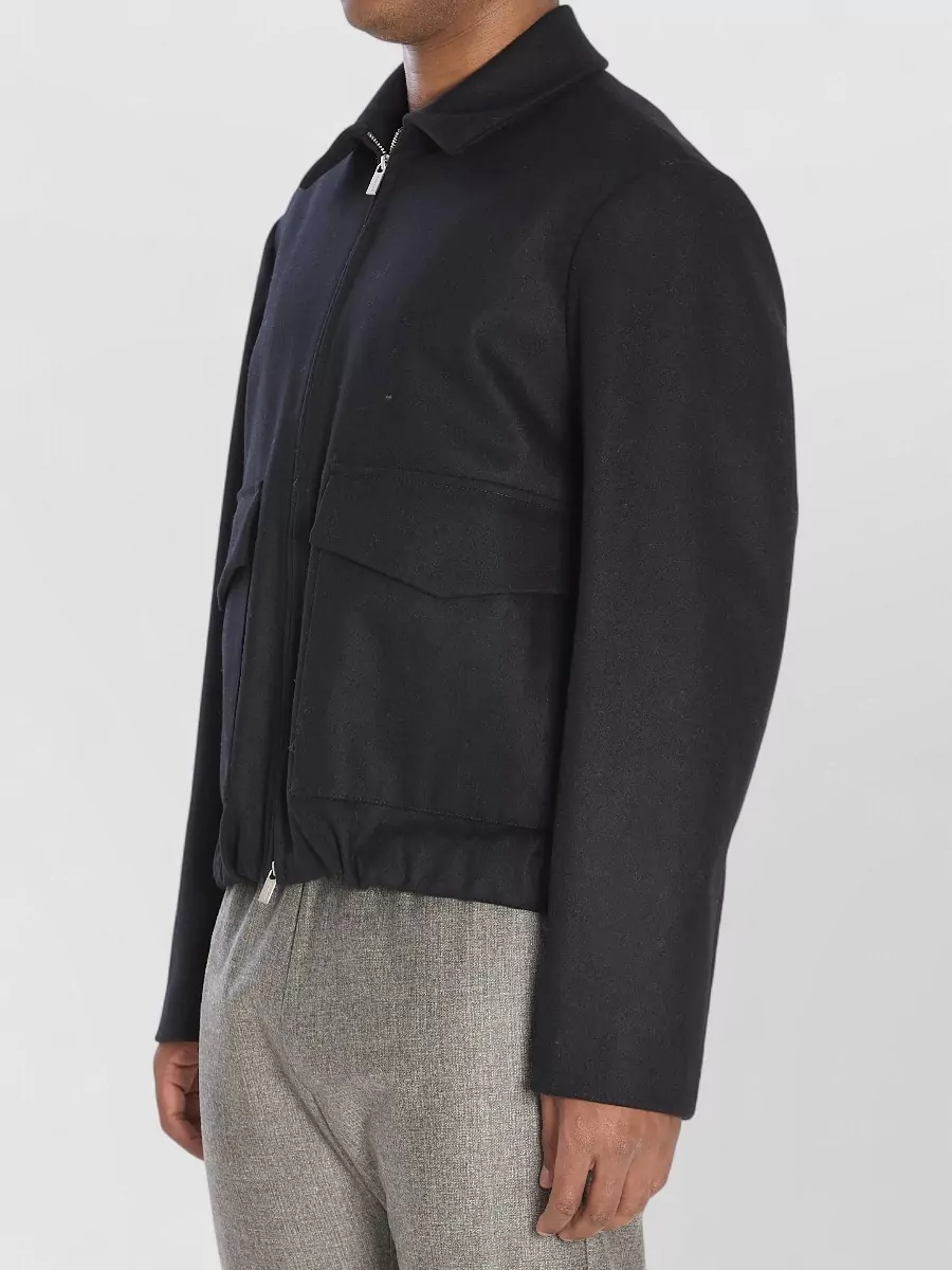 Barena Wool Blend Regular-Fit Bomber Jacket