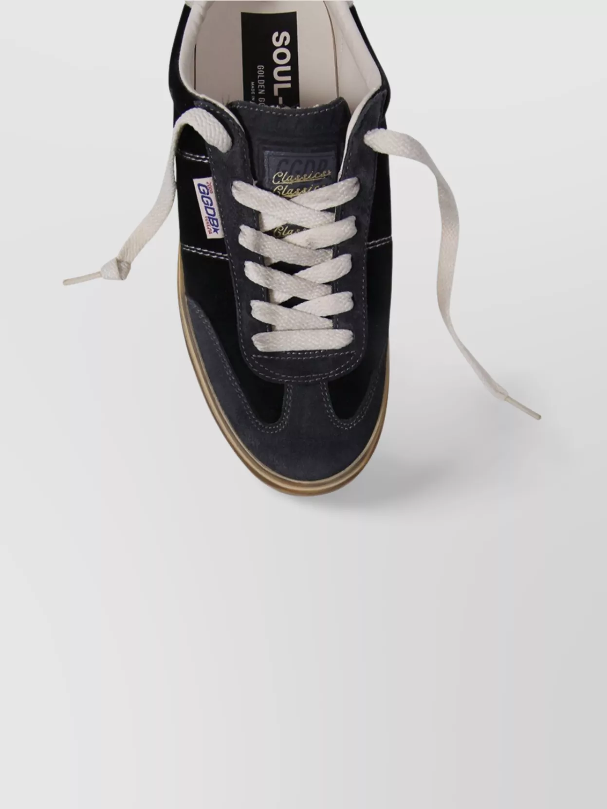 Golden Goose Velvet Suede Low-Top Sneakers Rubber Sole