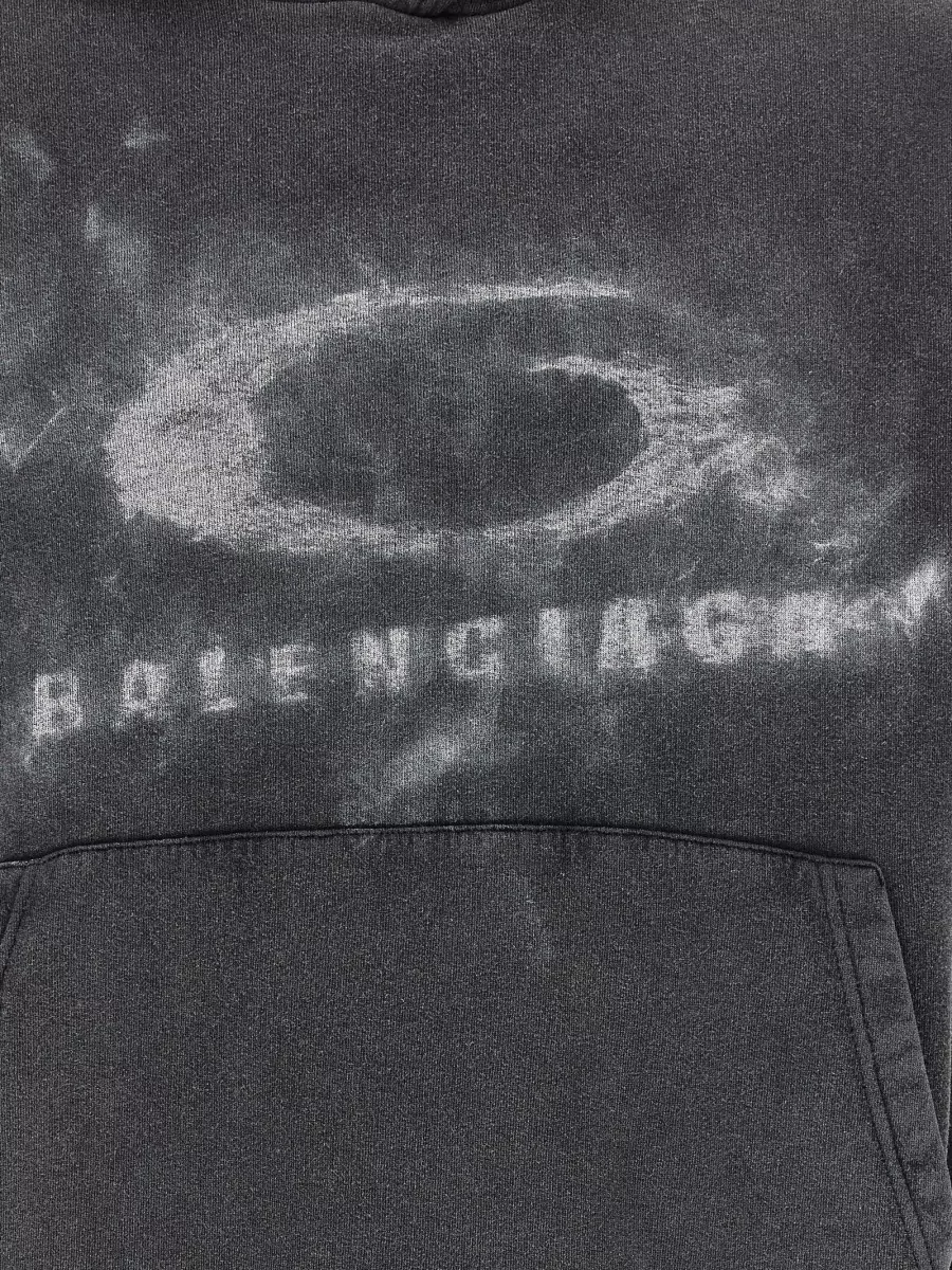 Balenciaga Crayon Loop Hoodie Drawstring Hood Kangaroo Pocket