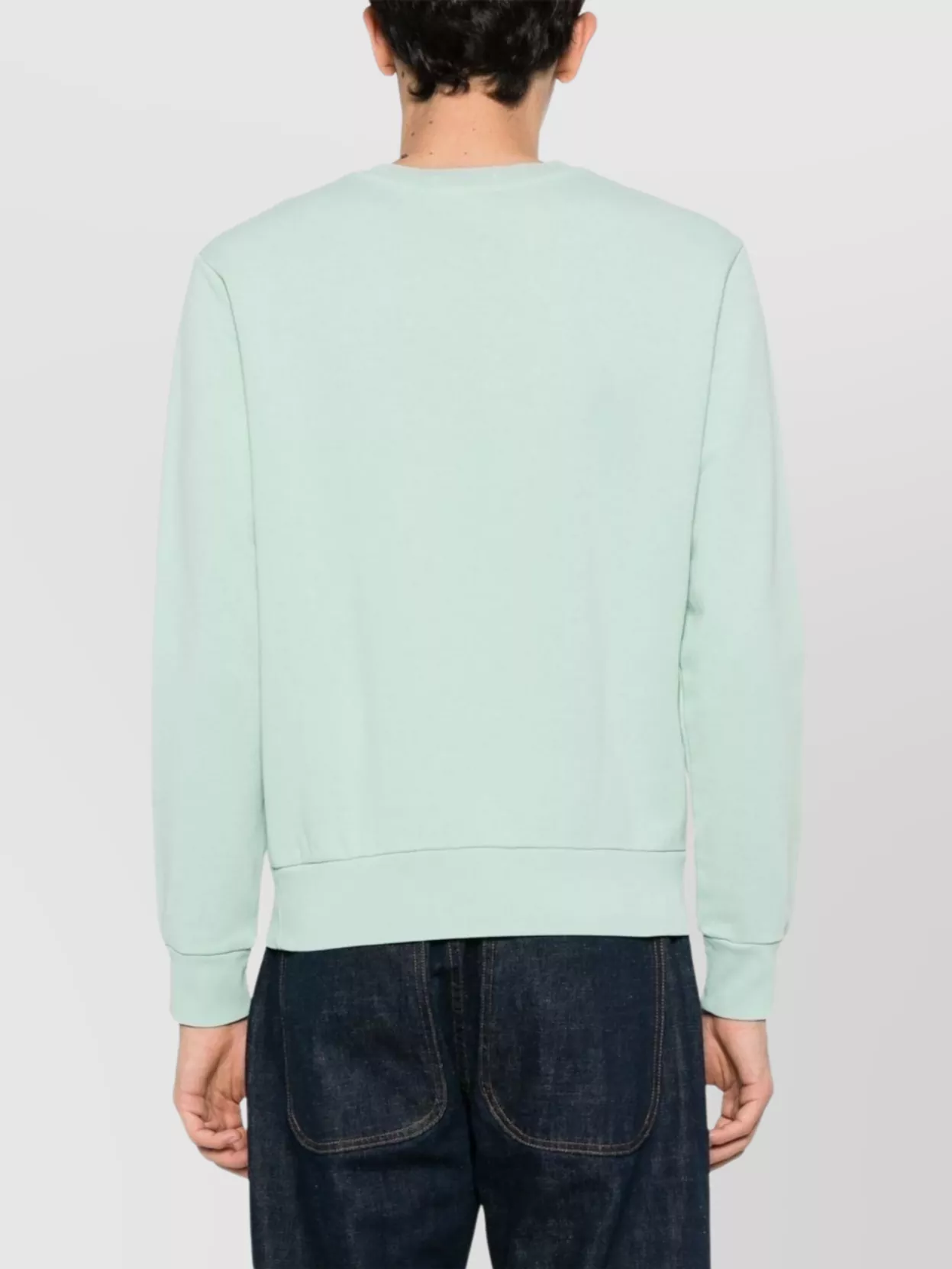 Polo Ralph Lauren Ribbed Crew Neck Cotton Sweatshirt
