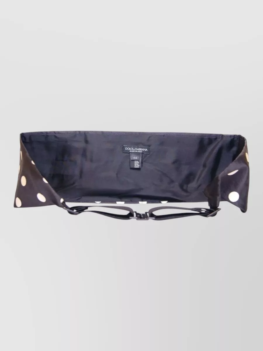 Dolce&Gabbana Silk Polka-Dot Cummerbund