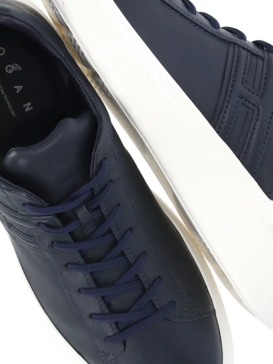 Hogan Calf Leather Low-Top Sneakers