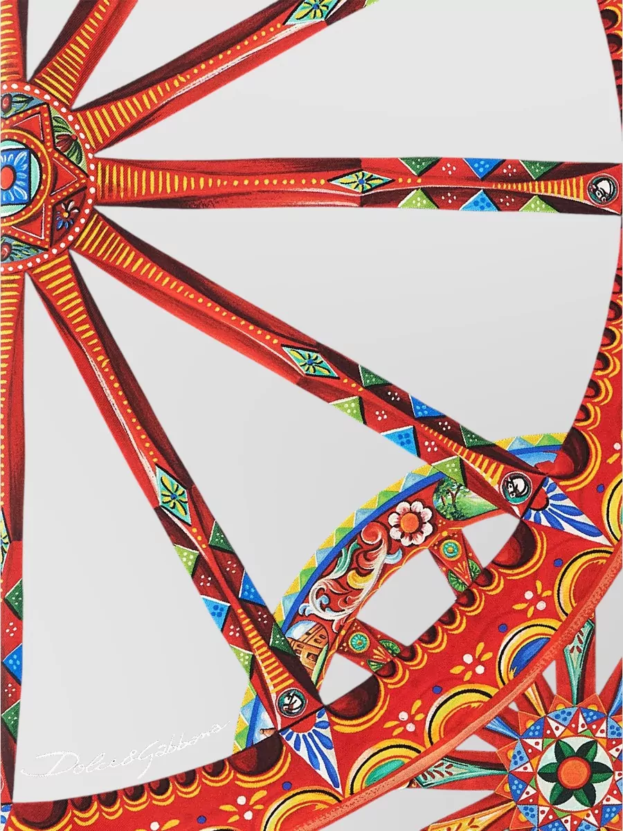 Dolce&Gabbana Silk Printed Scarf