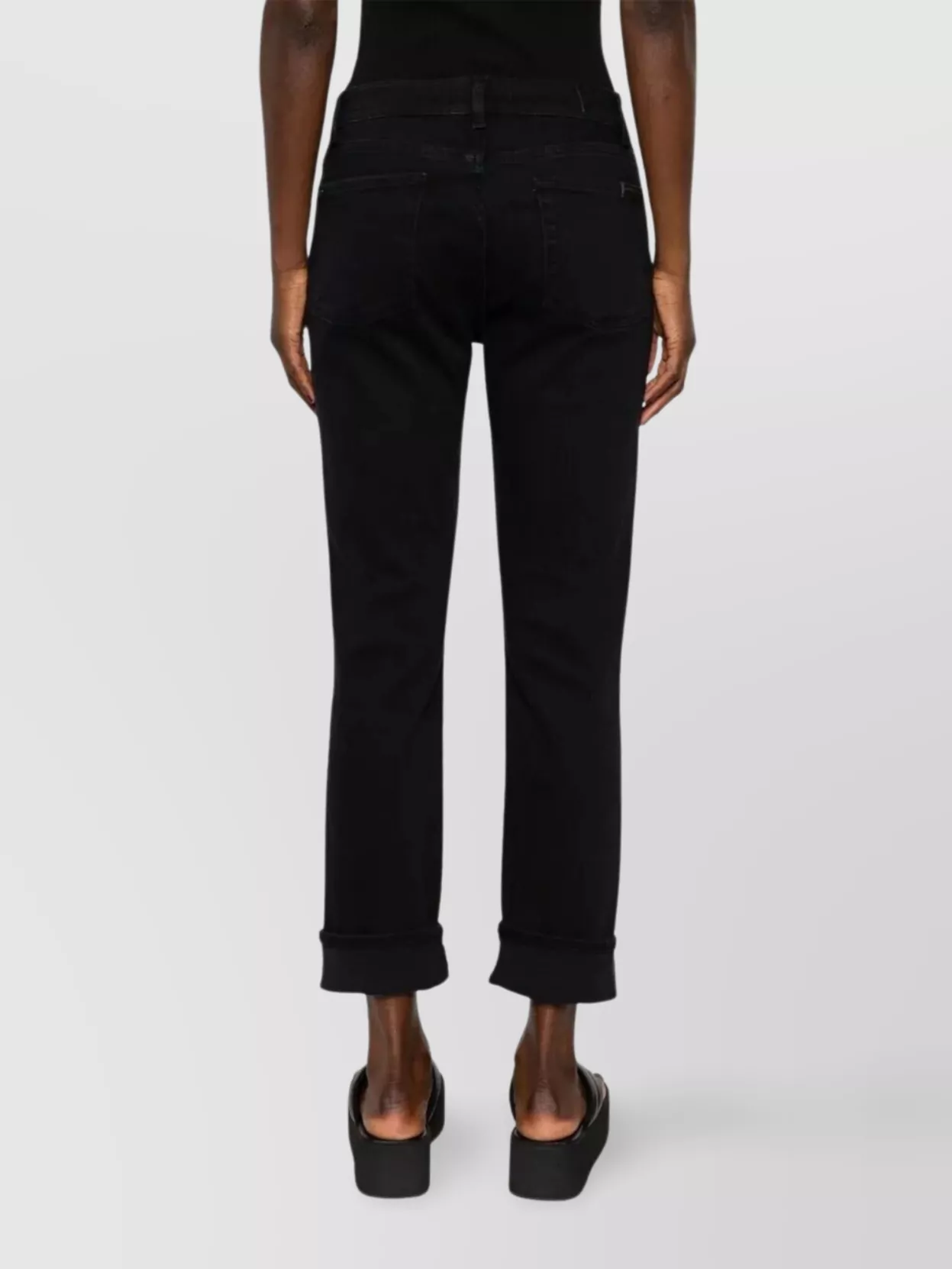 7 For All Mankind Mid Rise Relaxed Skinny Jeans