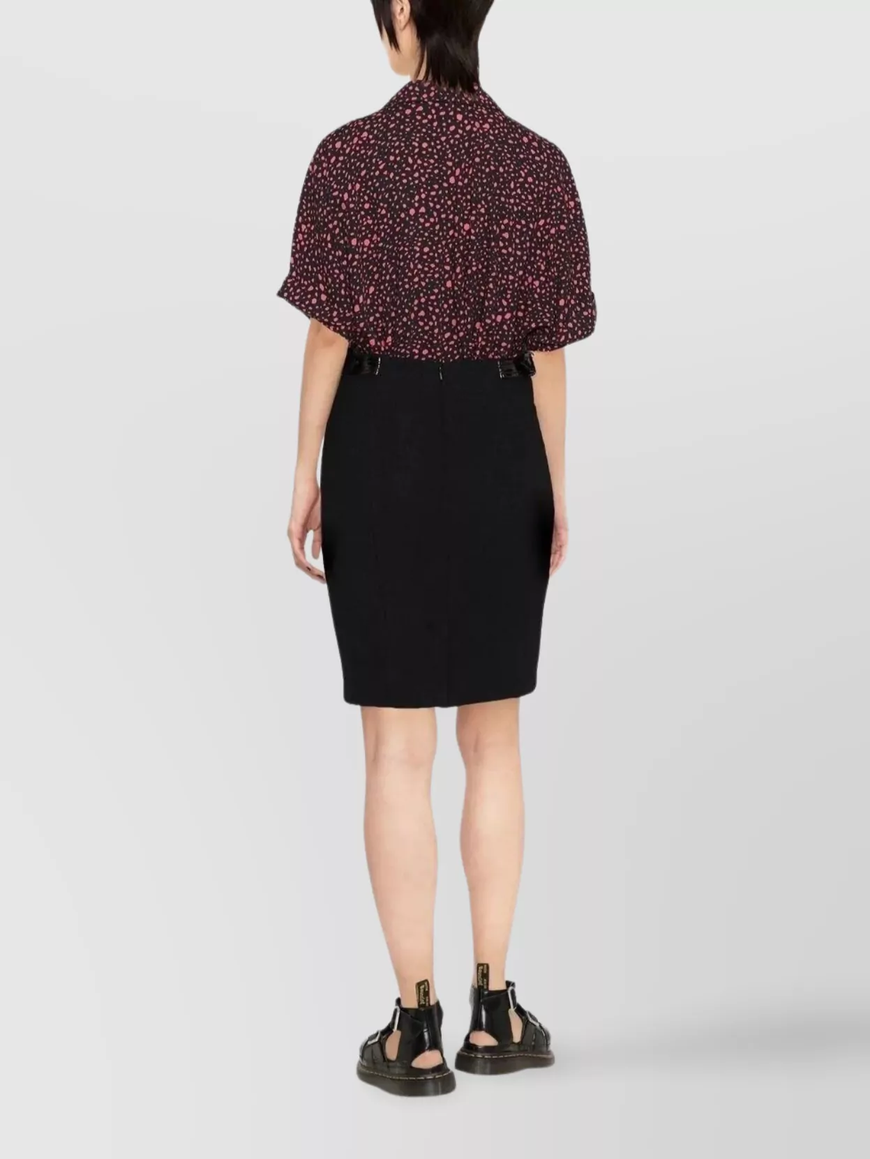 Moschino Skirt With Knee-Length And Belt Loops