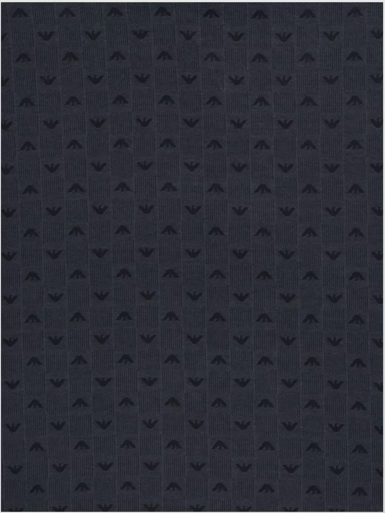 Emporio Armani Hooded Long Sleeve All-Over Pattern Sweatshirt