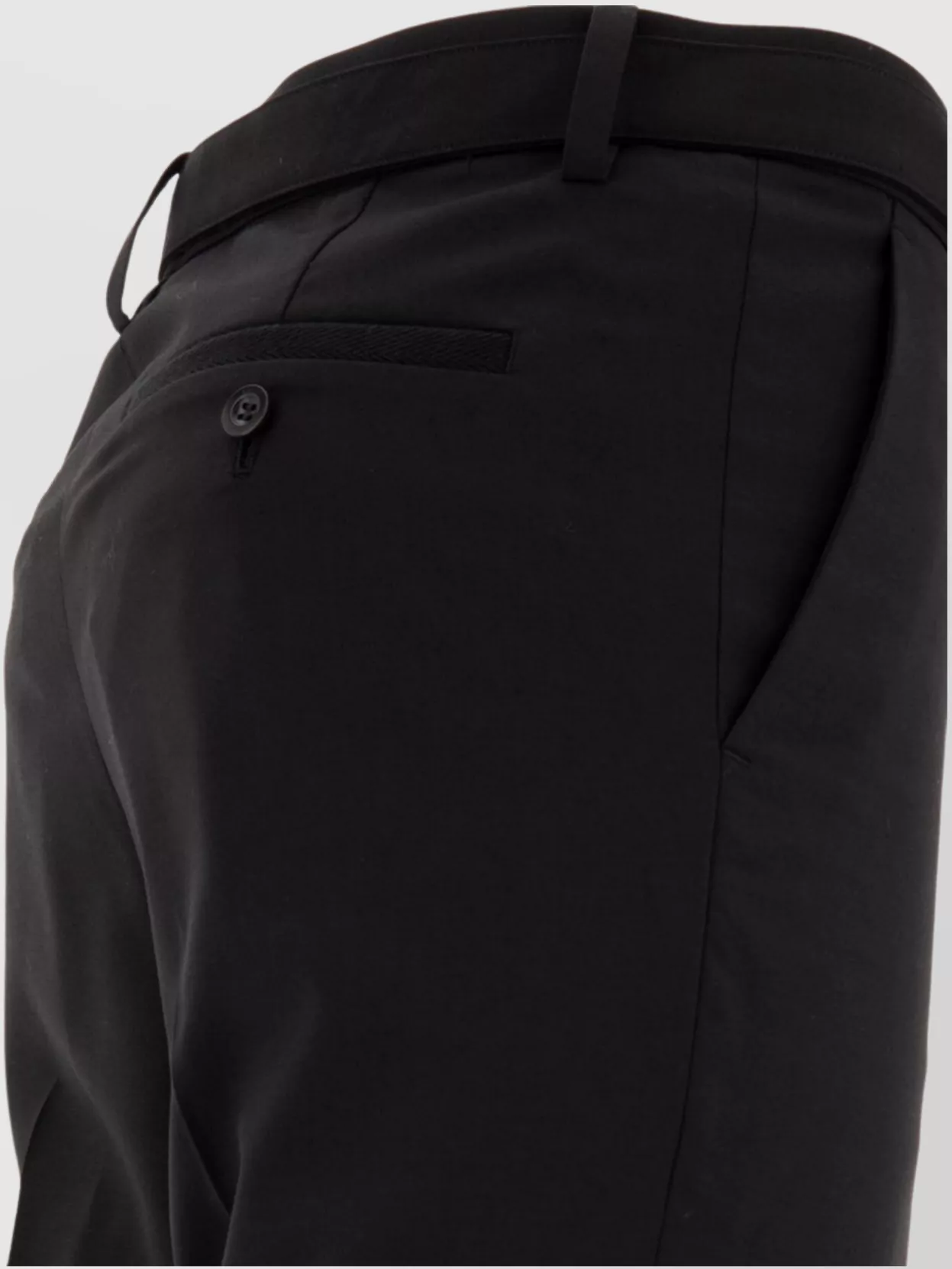 Sacai Straight Leg Trousers With Belt Loops