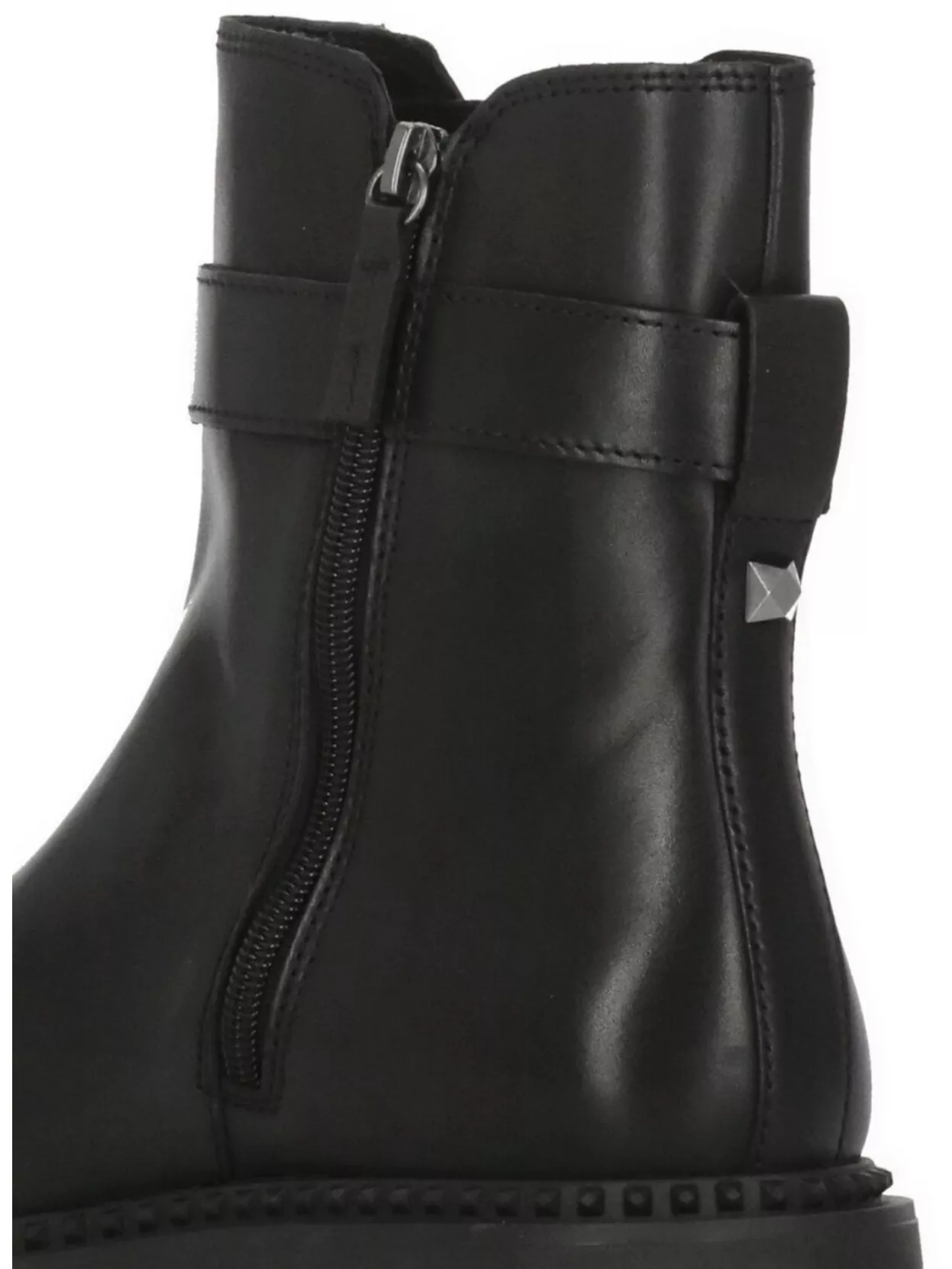 Ash Leather Chelsea Ankle Boots With Block Heel