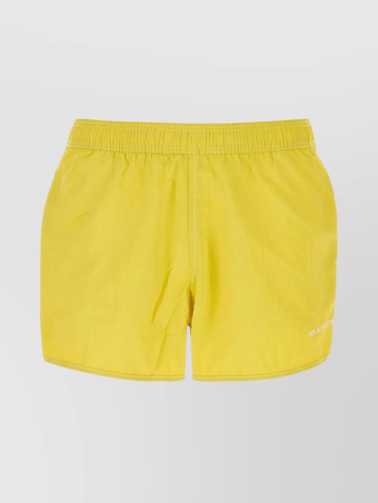 Shop Isabel Marant Elastic Waist Nylon Swim Shorts