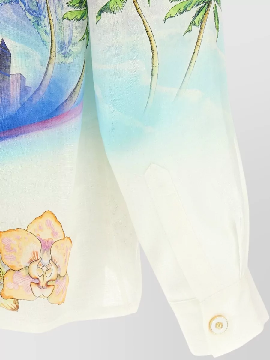 Casablanca Innocence Long Sleeve Print Graphic Shirt