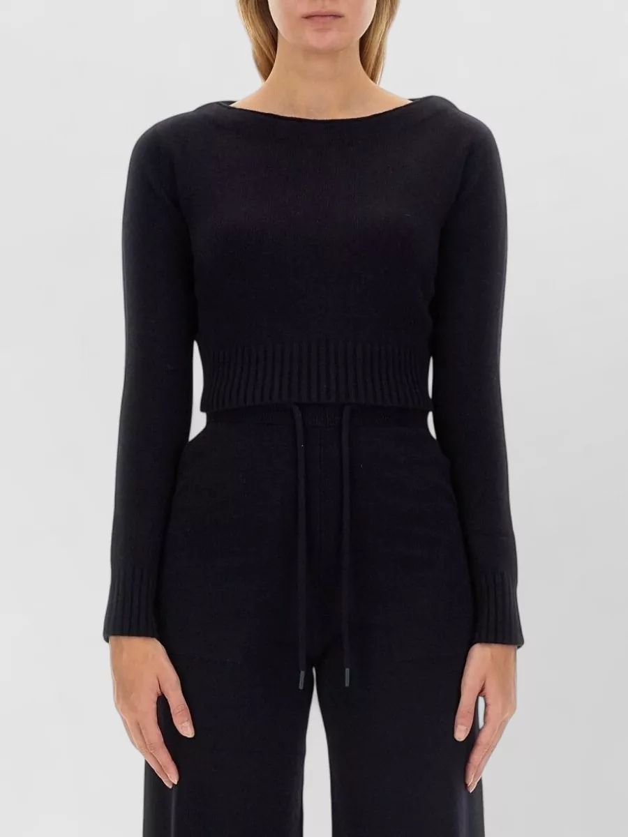 Max Mara Cashmere Wool Long-Sleeve Shirt