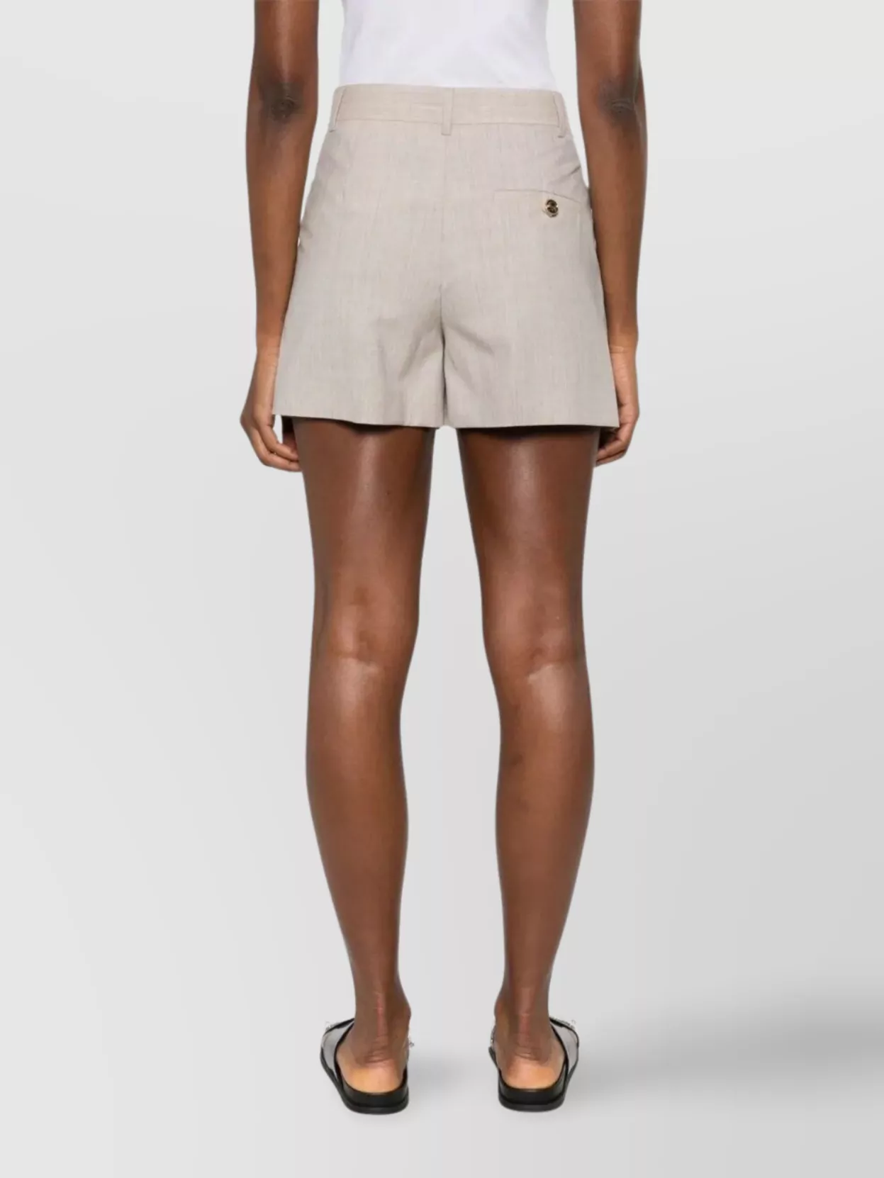 Moschino Women Virgin Wool Shorts
