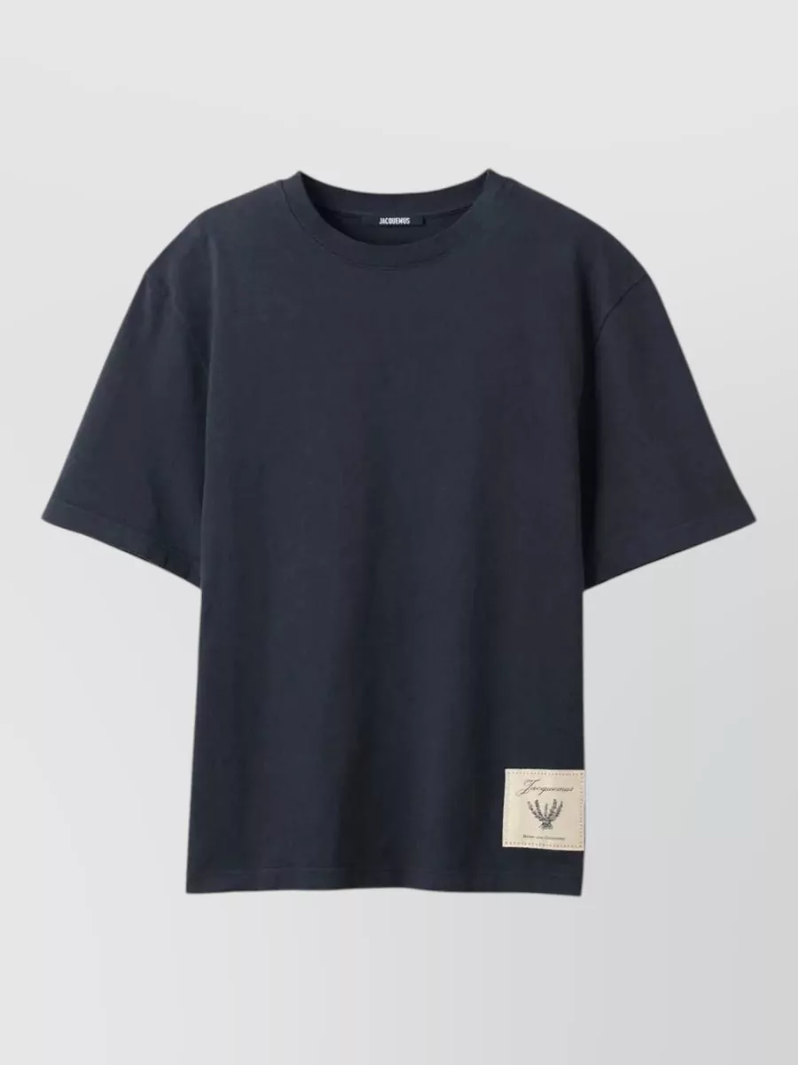 Jacquemus Logo Appliqué Cotton Short-Sleeve T-Shirt