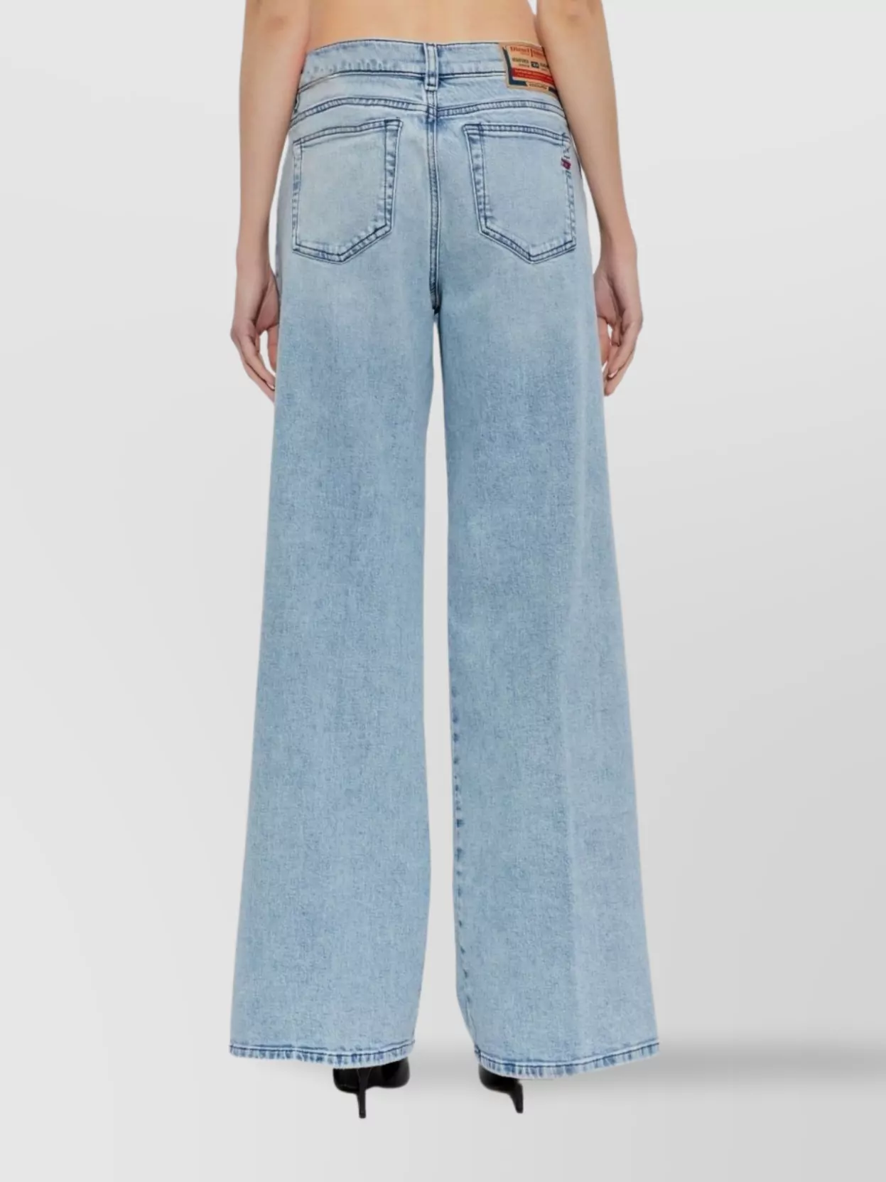 Diesel Wide-Leg Trousers Belt Loops