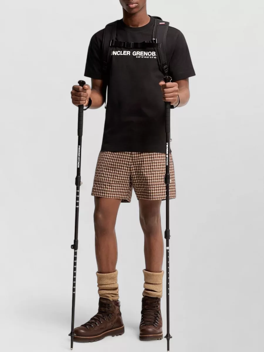 Moncler Ribbed Crew Neck Short Sleeve T-Shirt