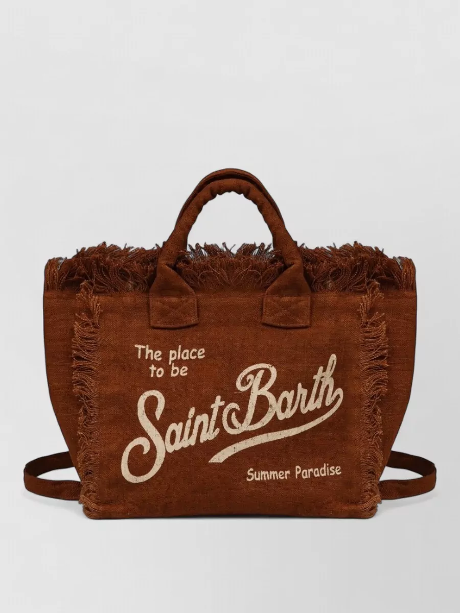 Mc2 Saint Barth Linen Beach Bag