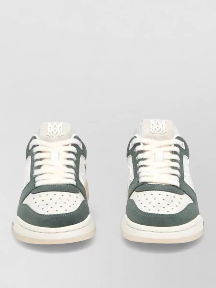 Amiri Leather glitter low-top sneakers