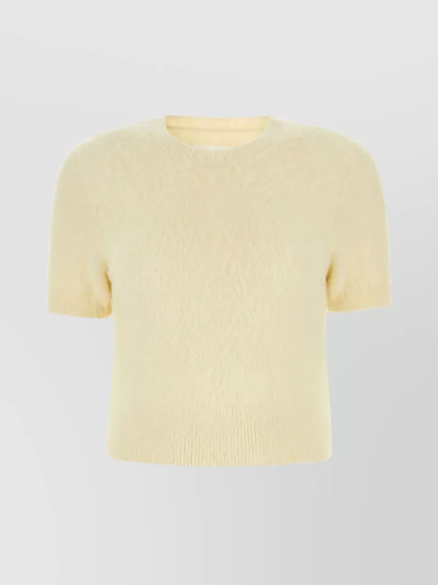 Shop Maison Margiela Soft Knit Crewneck Sweater In Pastel