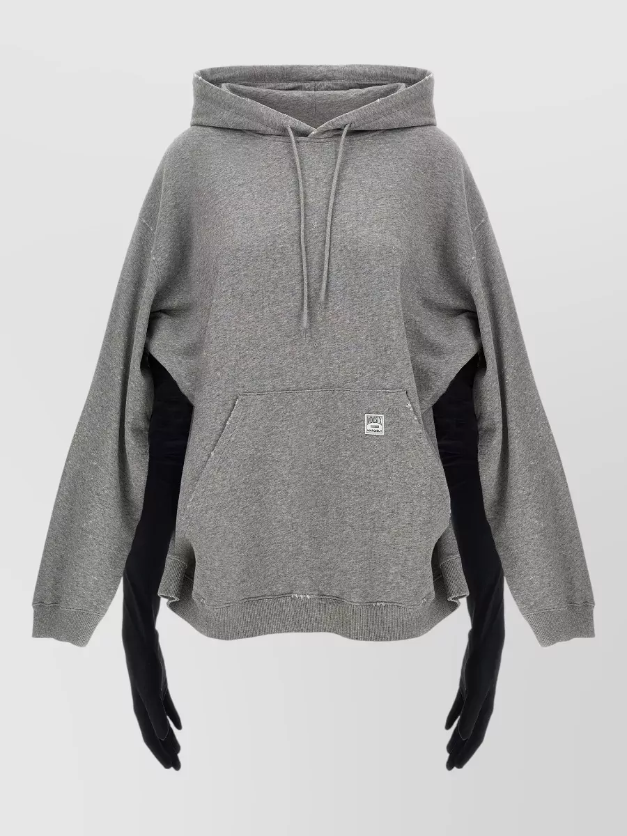 Mm6 Maison Margiela cotton hoodie mini dress