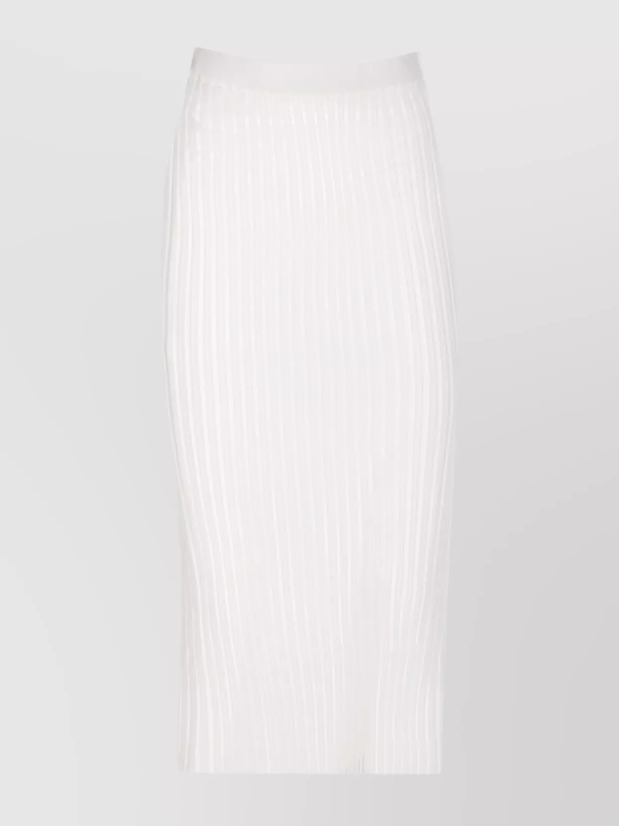 SPORTMAX KNITWEAR CULOTTE MIDI SKIRT WITH SHEER EFFECT 