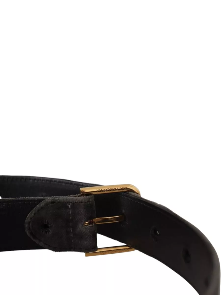 Dolce&Gabbana Velvet Waist Belt