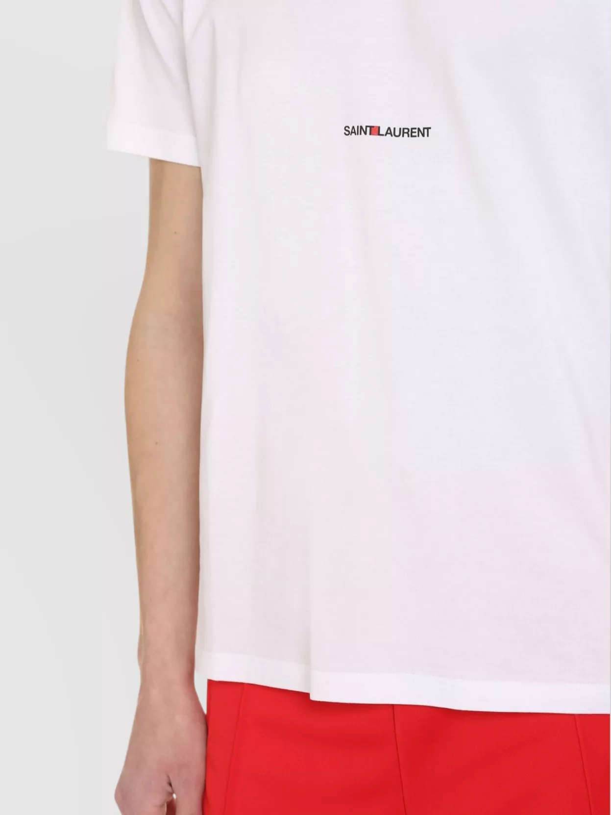 Saint Laurent Logo-print Cotton T-shirt