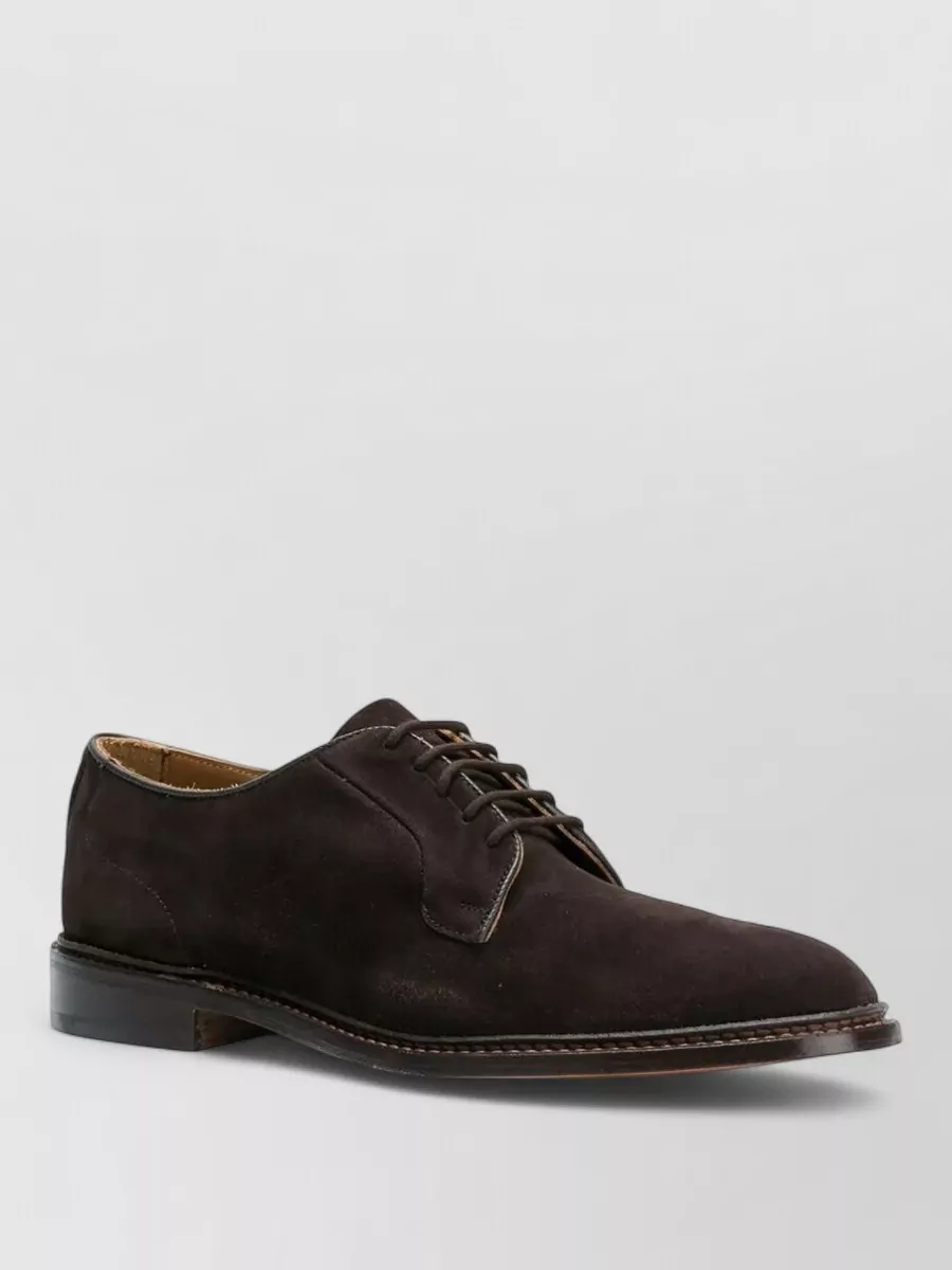 Tricker's leather lace-up shoes
