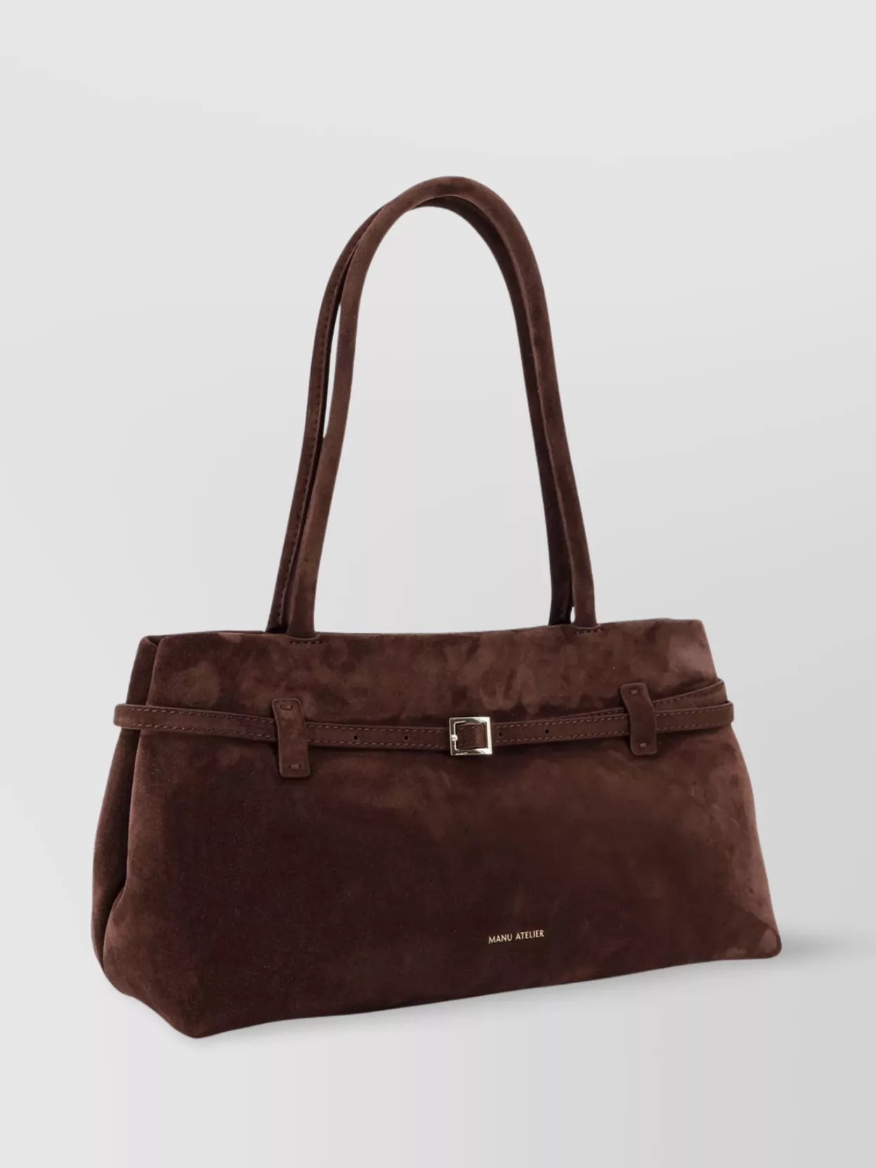 Manu Atelier Na Na Suede Shoulder Bag