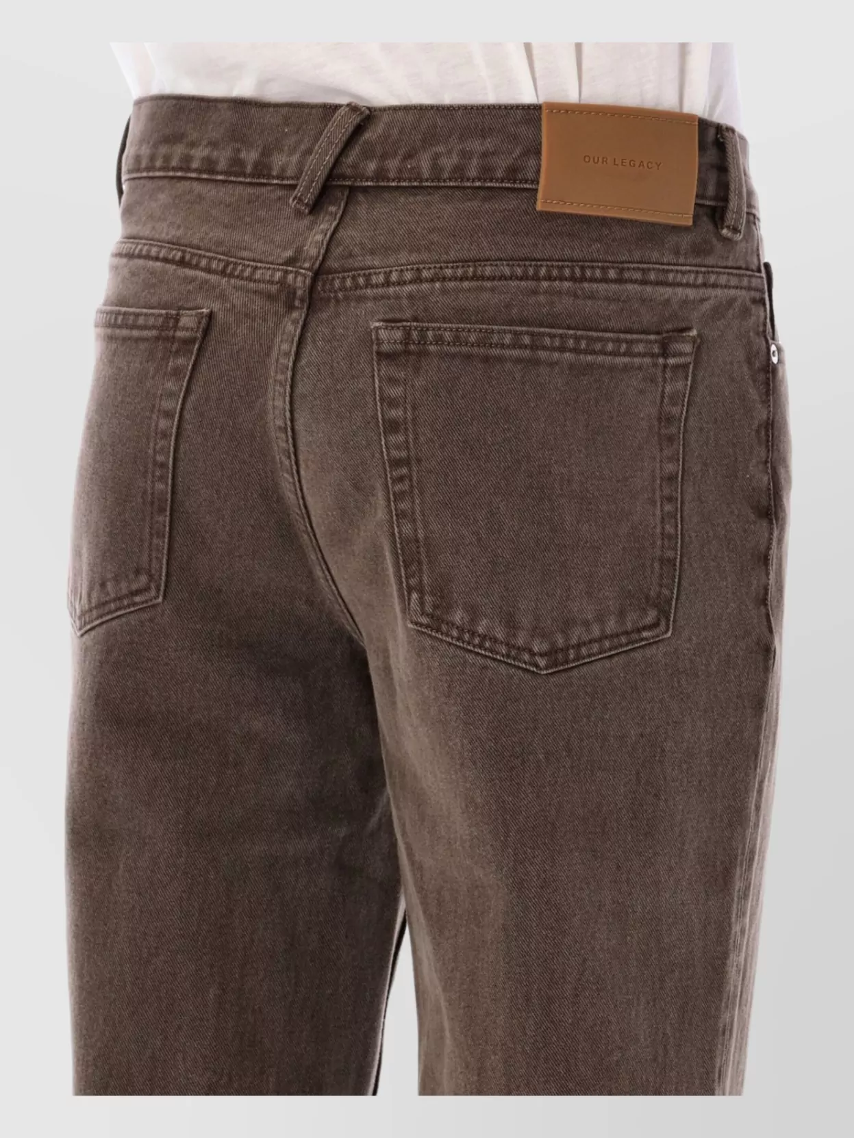 Our Legacy Retro Denim Trousers With Back Pockets