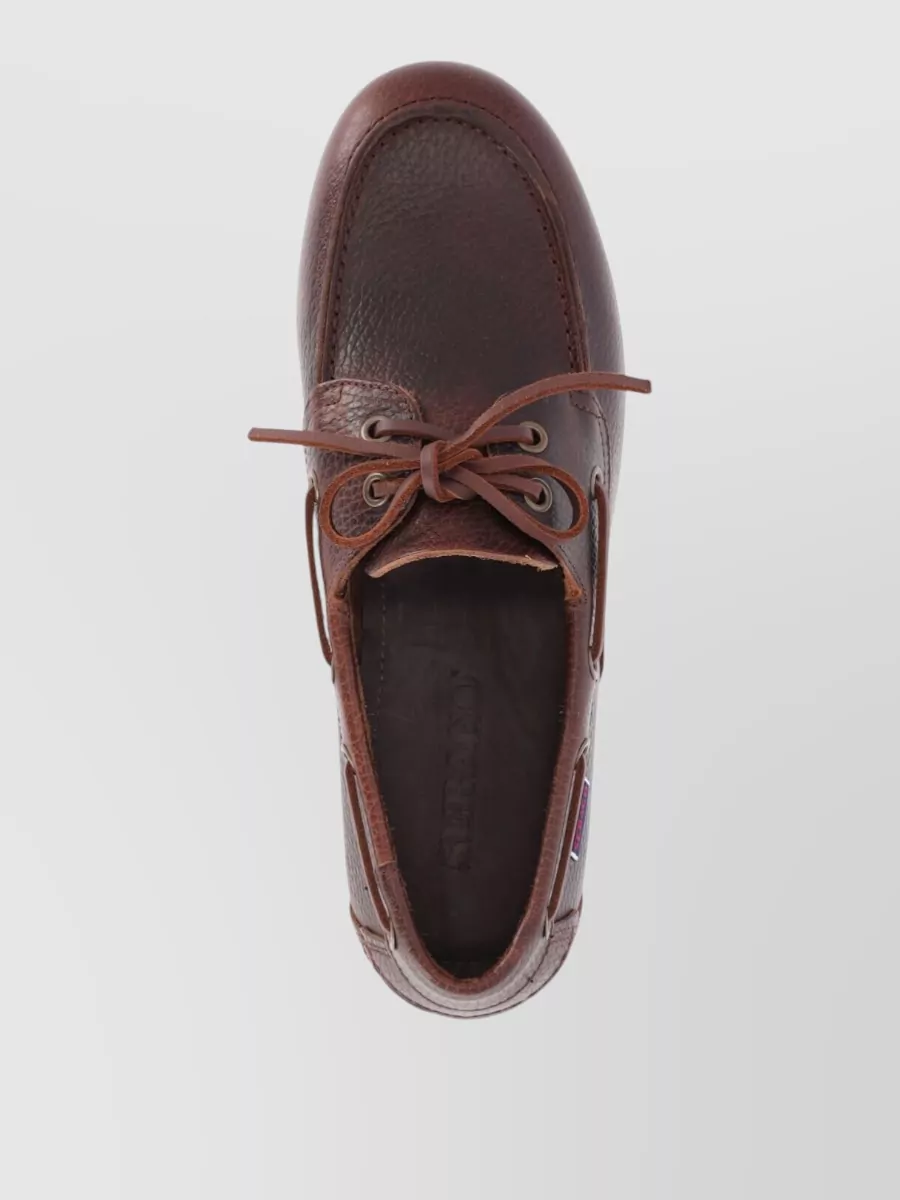 Sebago Hammered Leather Loafers