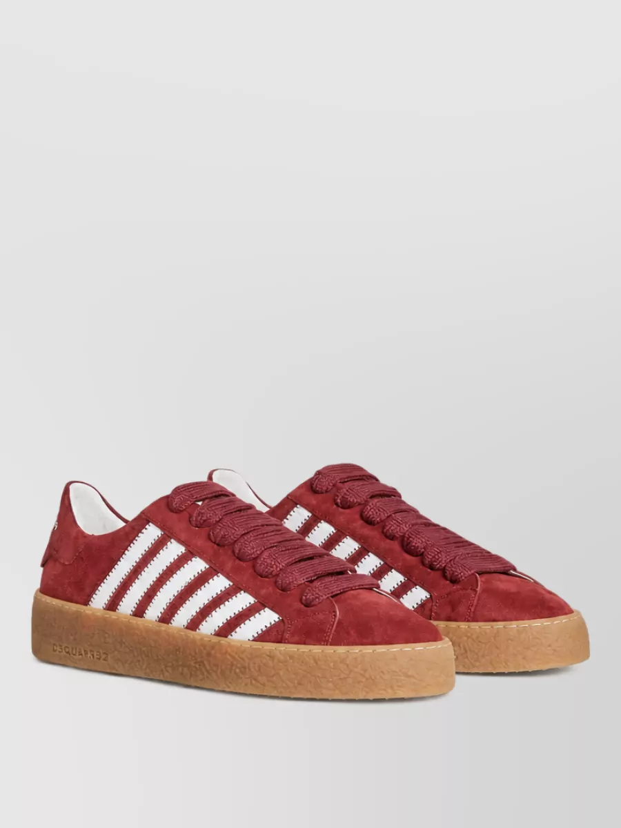 Dsquared2 leather low-top sneakers