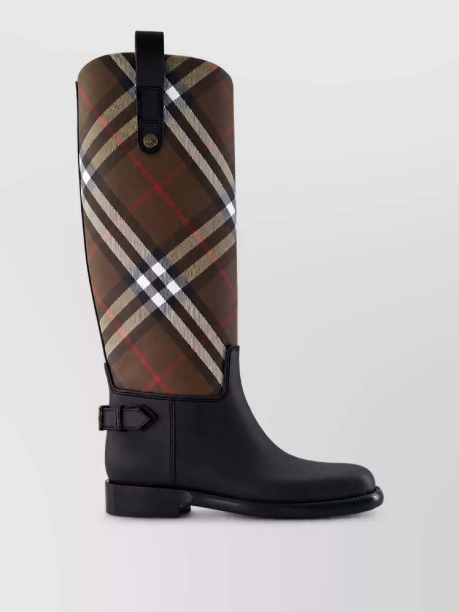 Burberry Rubber Boots In Multi