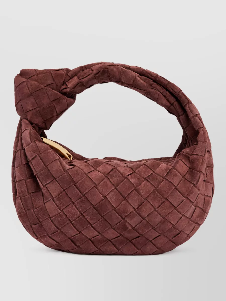 Bottega Veneta Mini Jodie Leather Clutch Bag