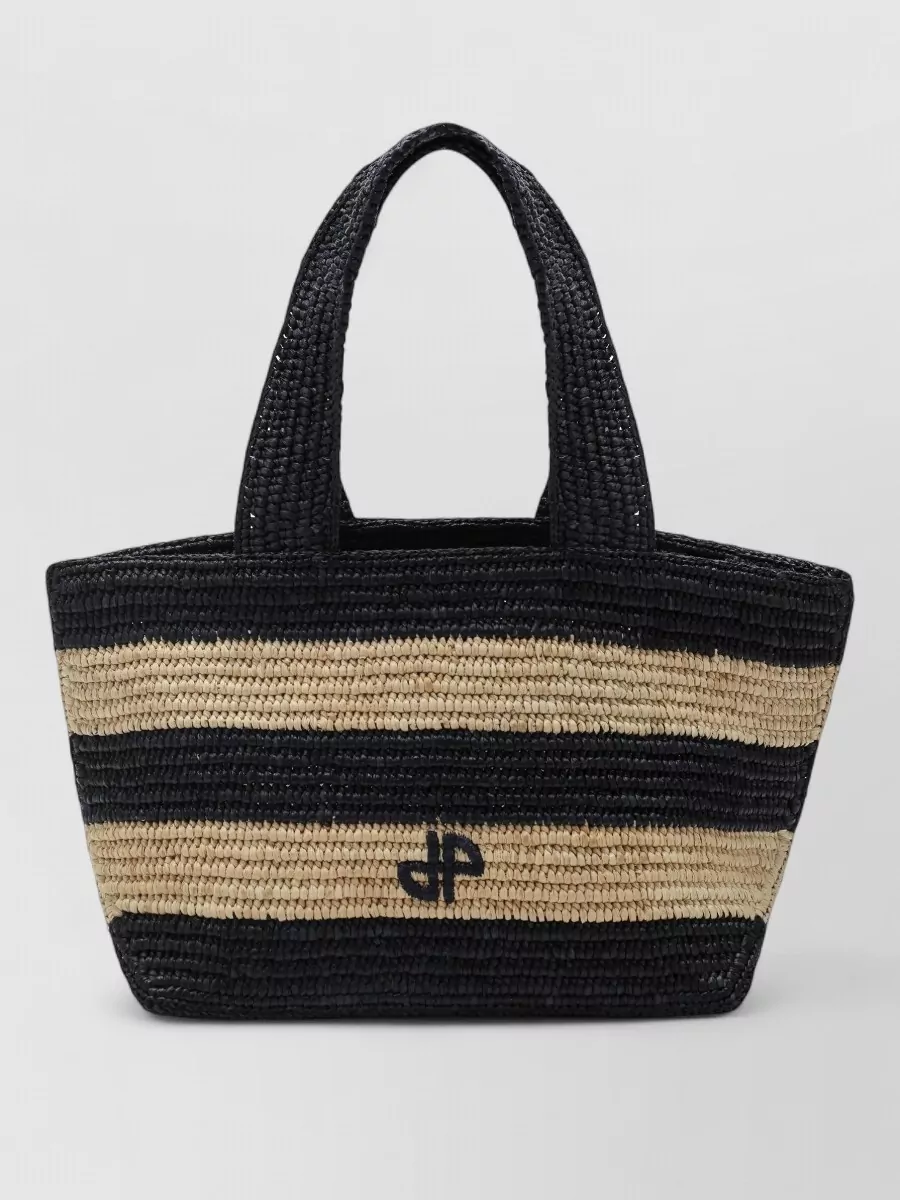 Patou raffia tote bag