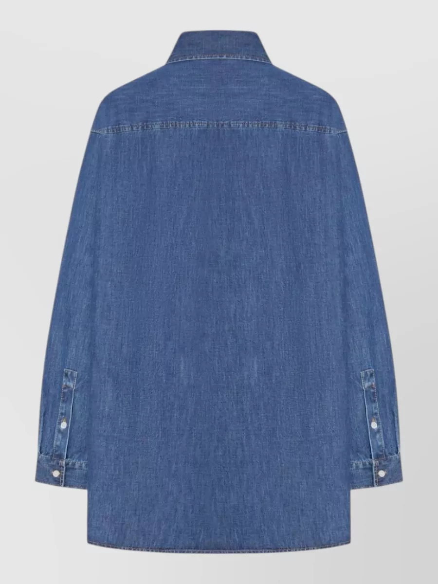 Valentino Garavani Denim Oversized Shirt