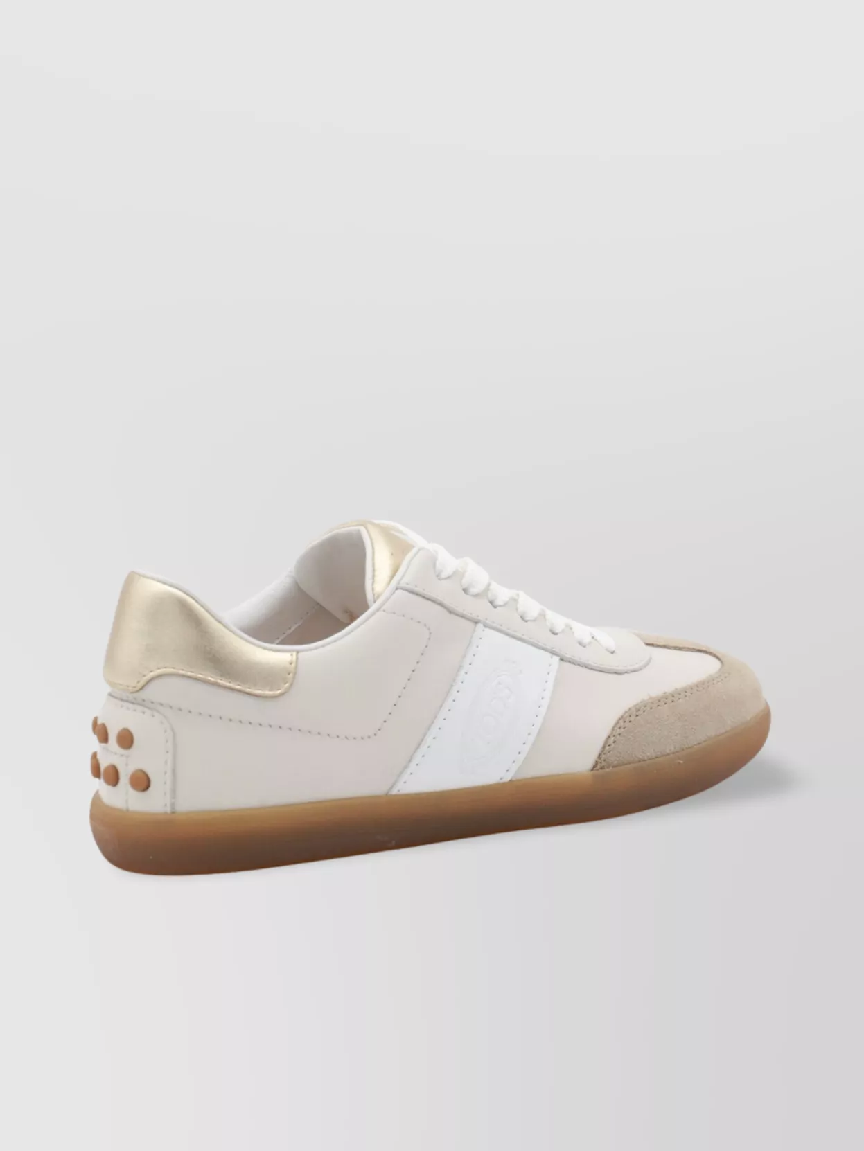 TOD'S LOW TOP SNEAKERS SUEDE ACCENTS 