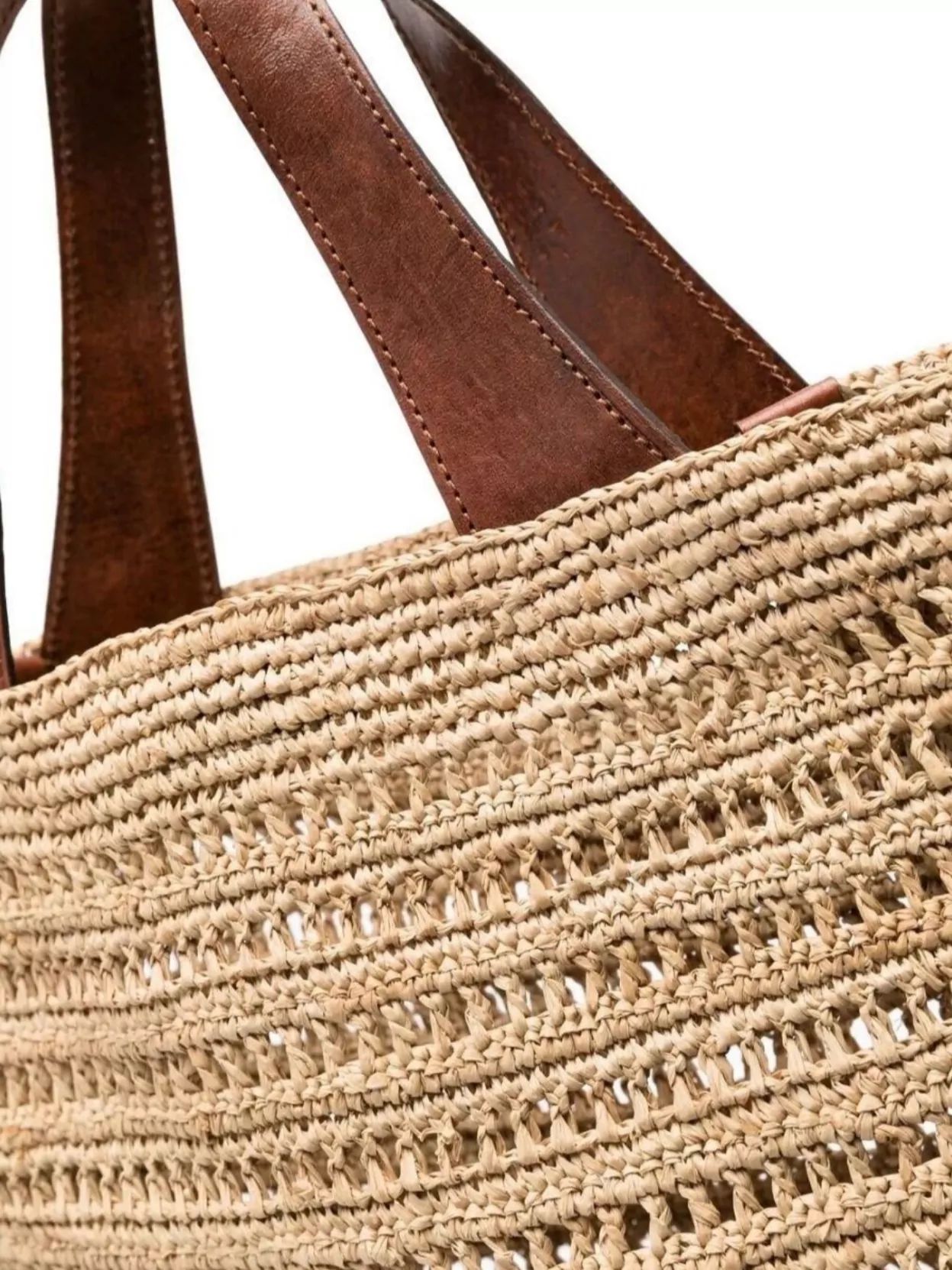 Ibeliv Dual Handle Open Weave Tote Bag
